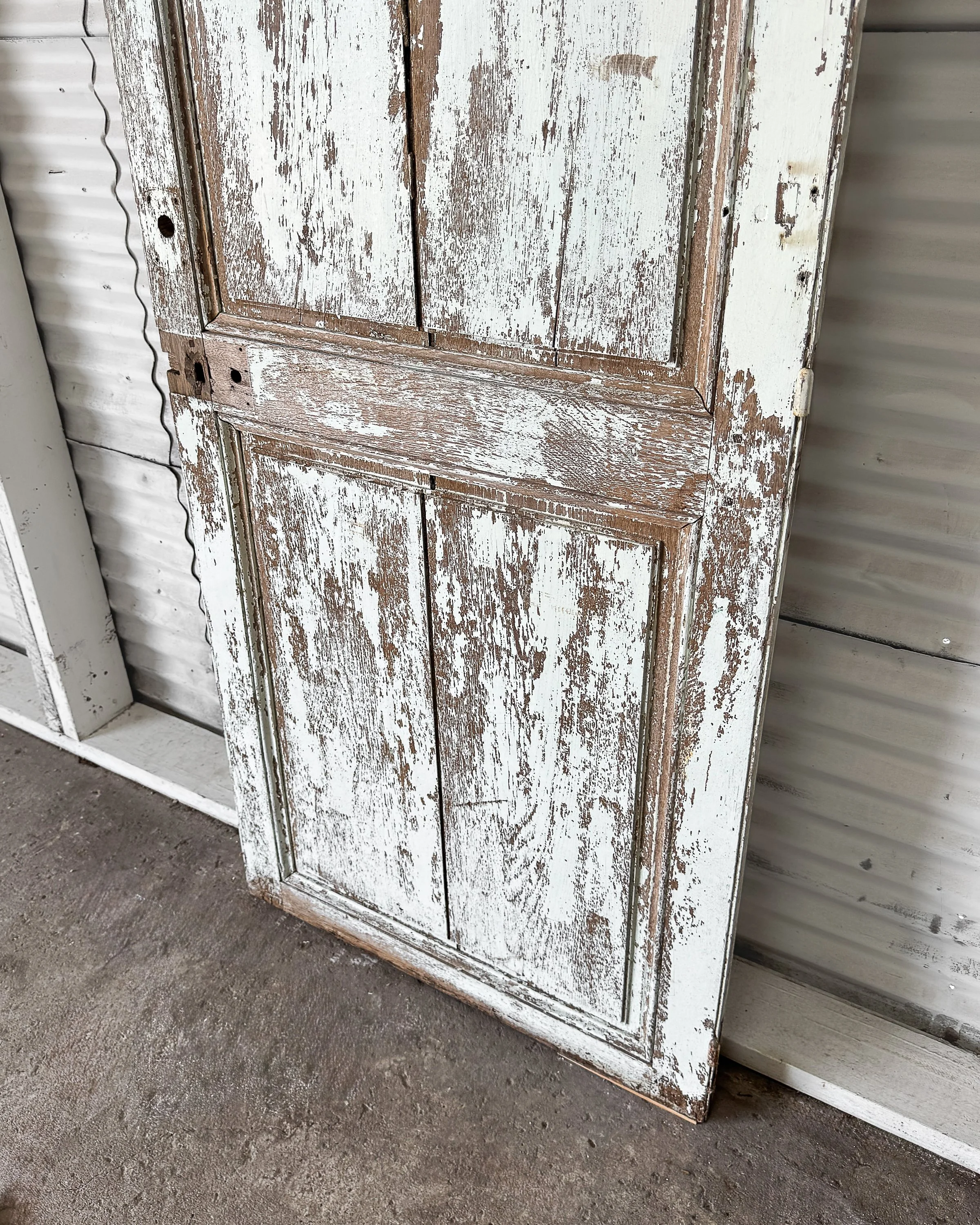 Salvaged Antique French Door