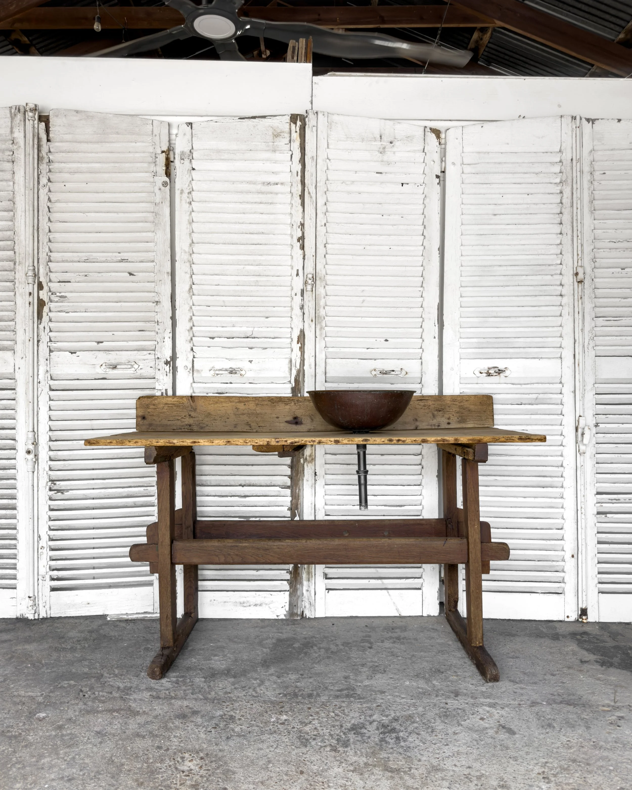 Antique French Work Table Vanity