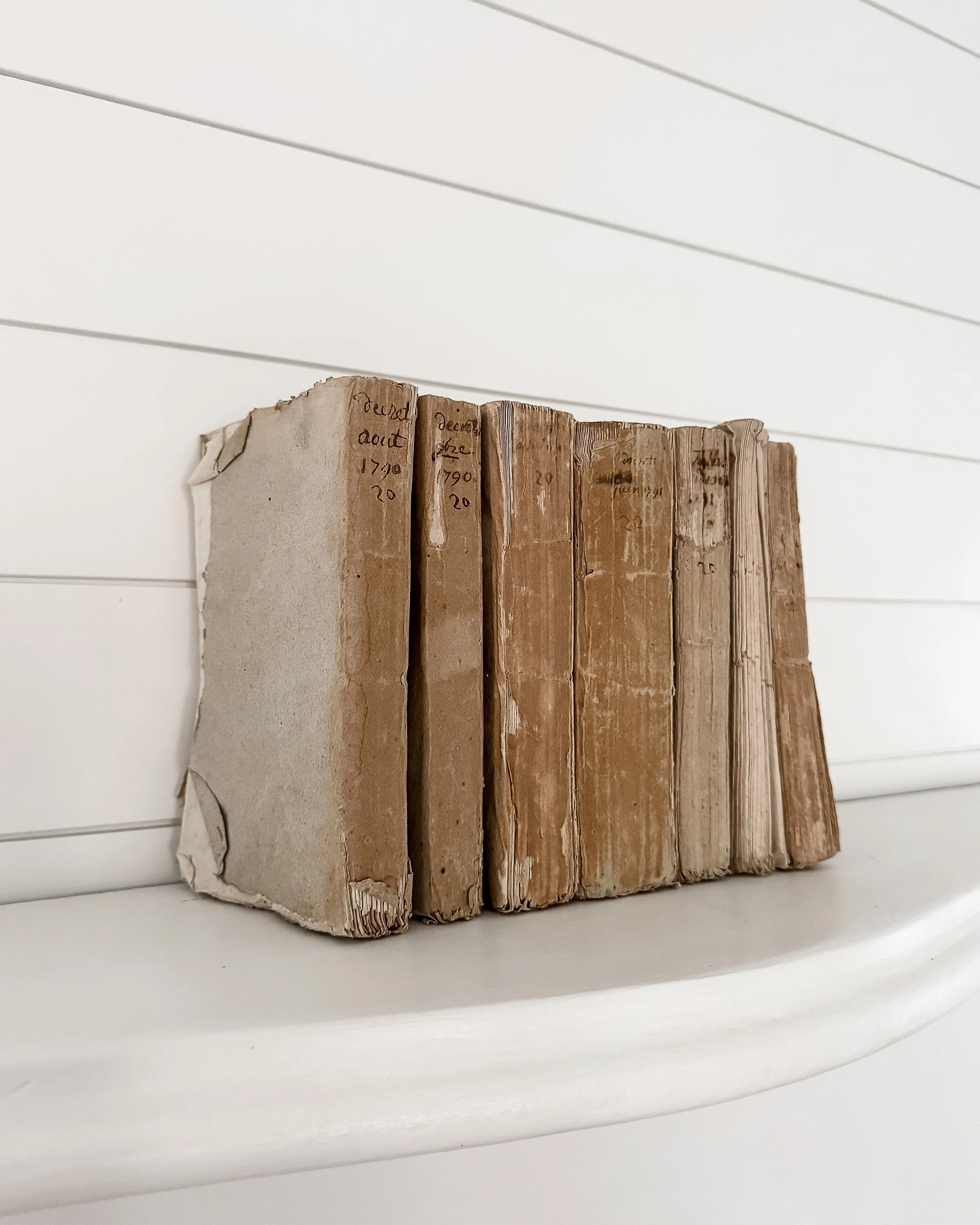 Set of 6 18th c. French Revolutionary Assembly Books
