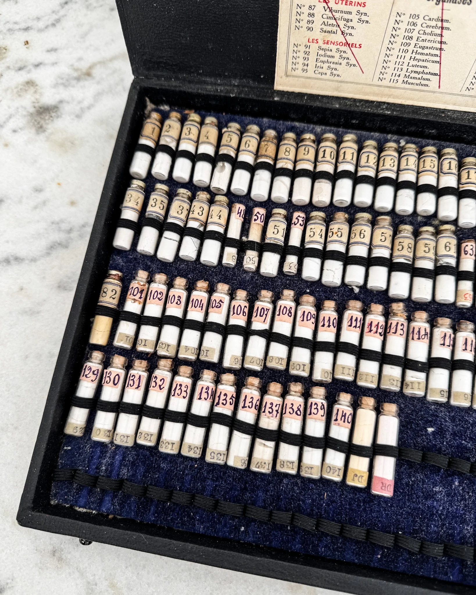 Antique French Homeopathic Set