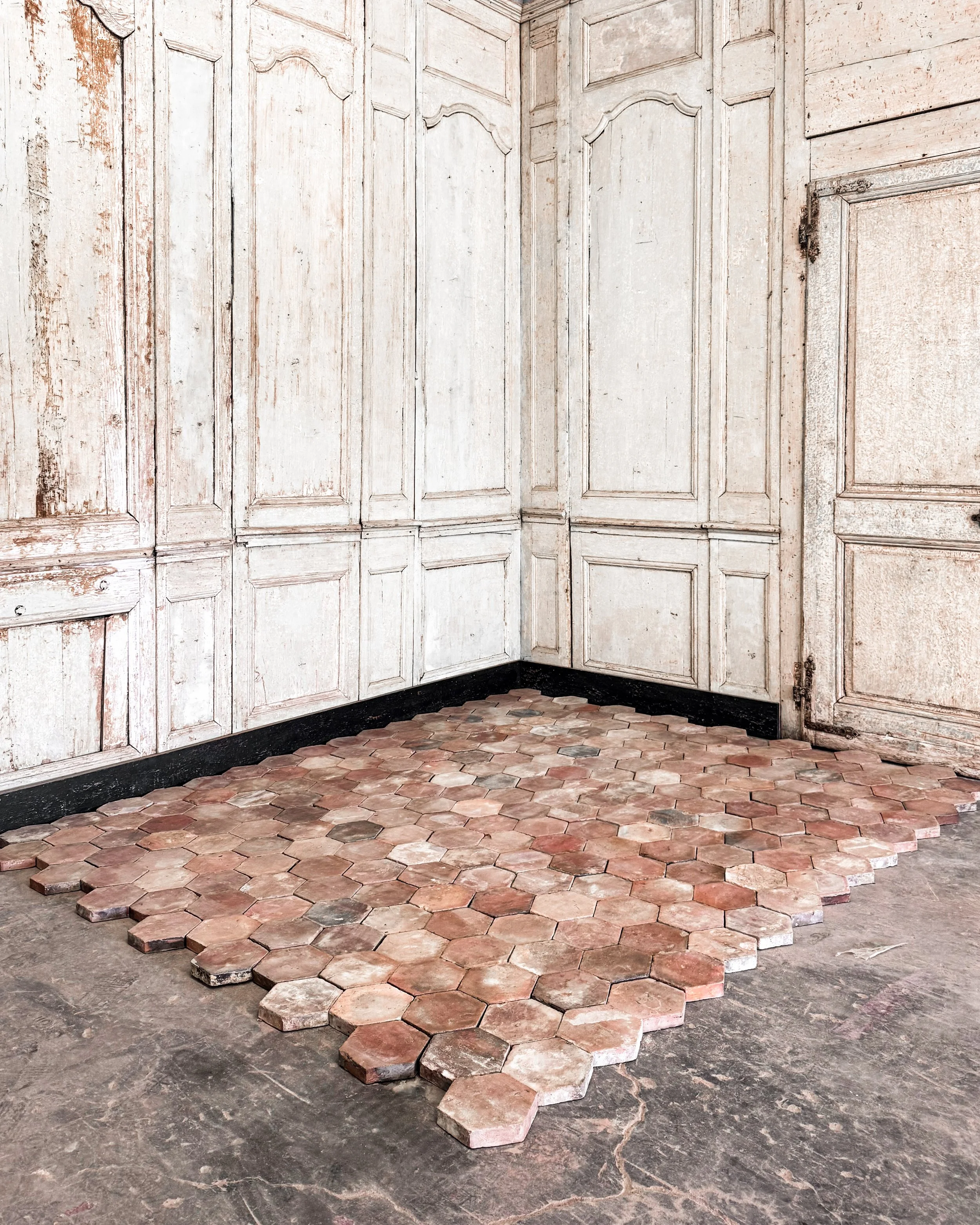 Antique Reclaimed French Terracotta Tiles