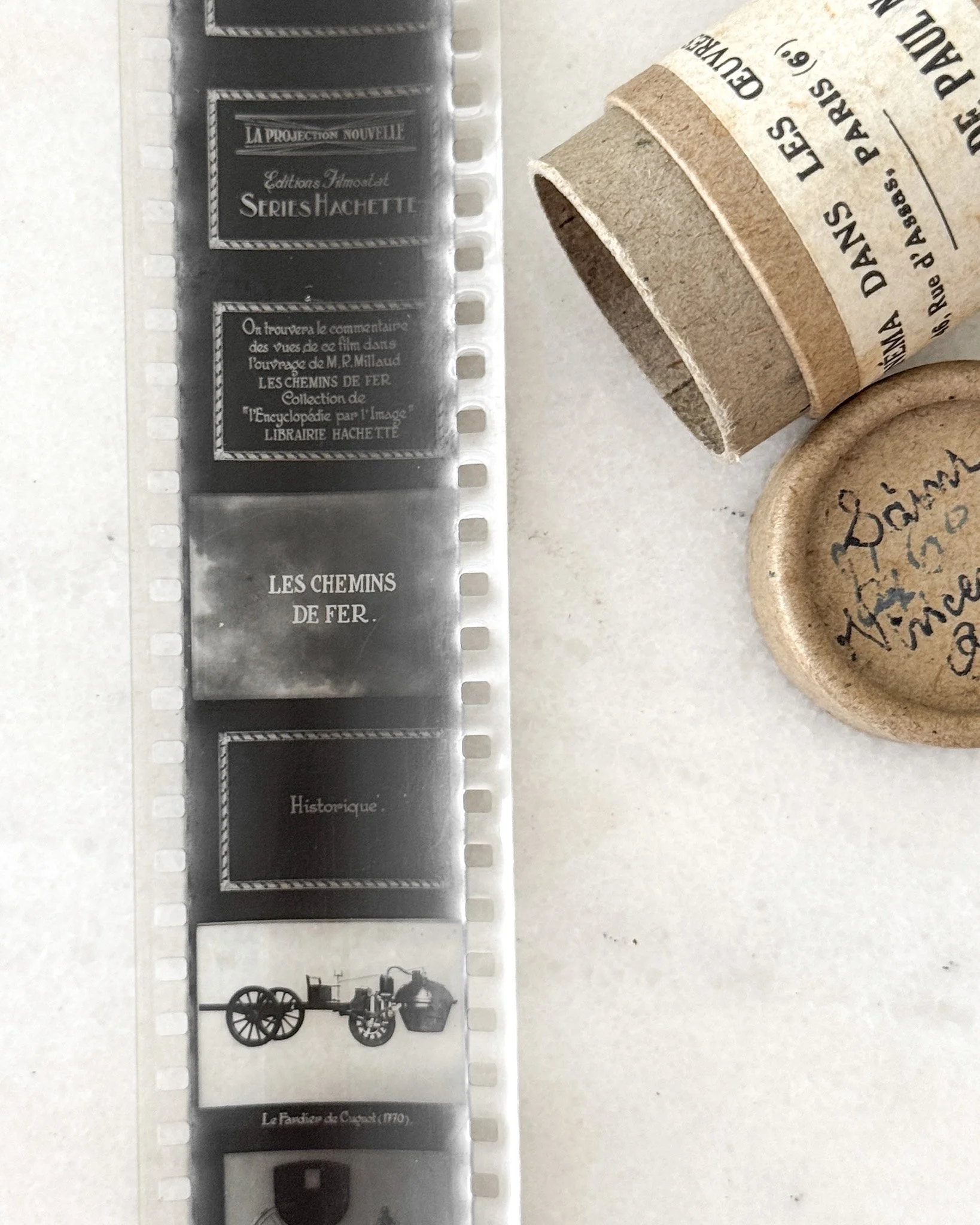 Interwar French Educational Celluloid Film Reels