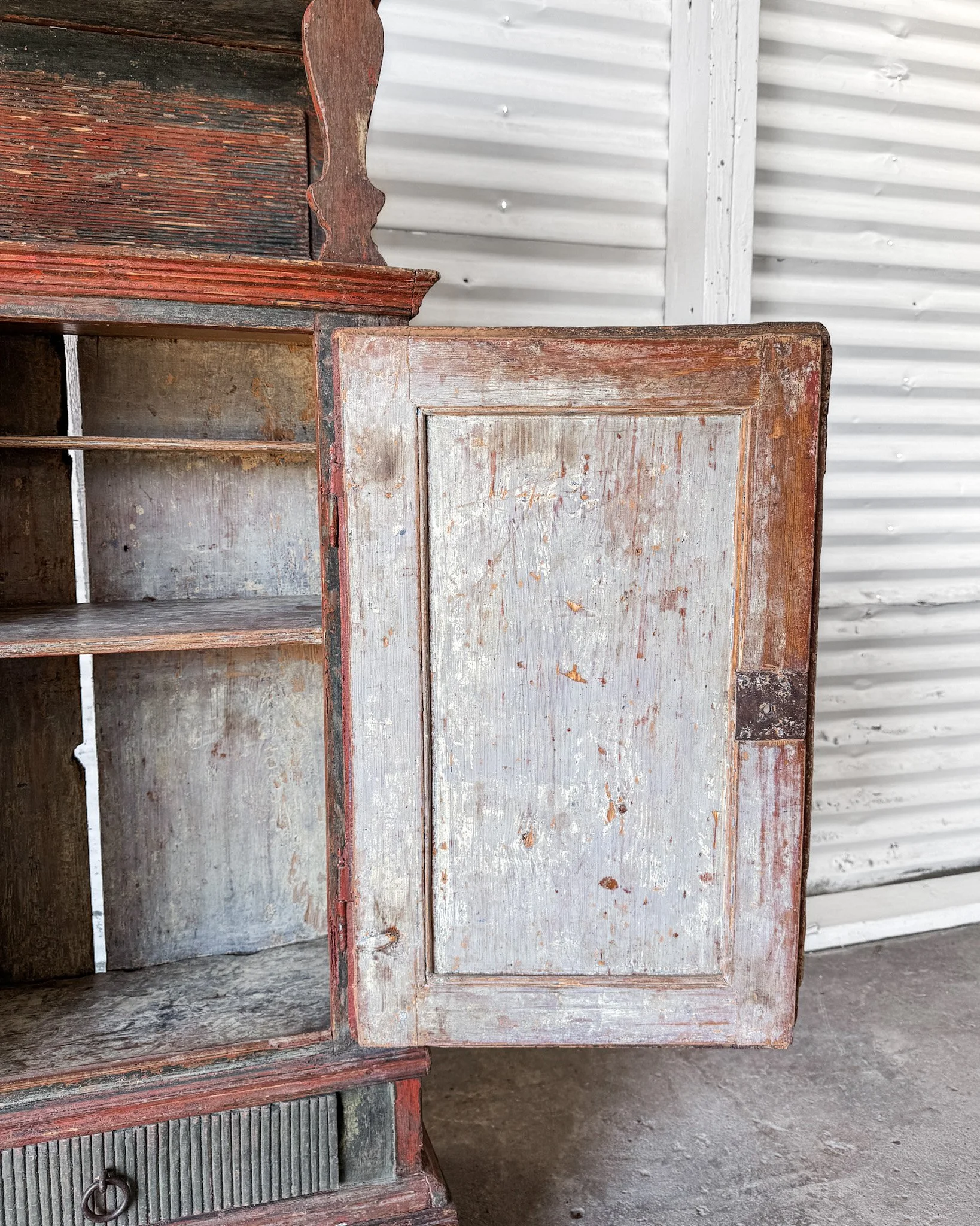 18th Century Swedish Rococo Tobacco Cabinet