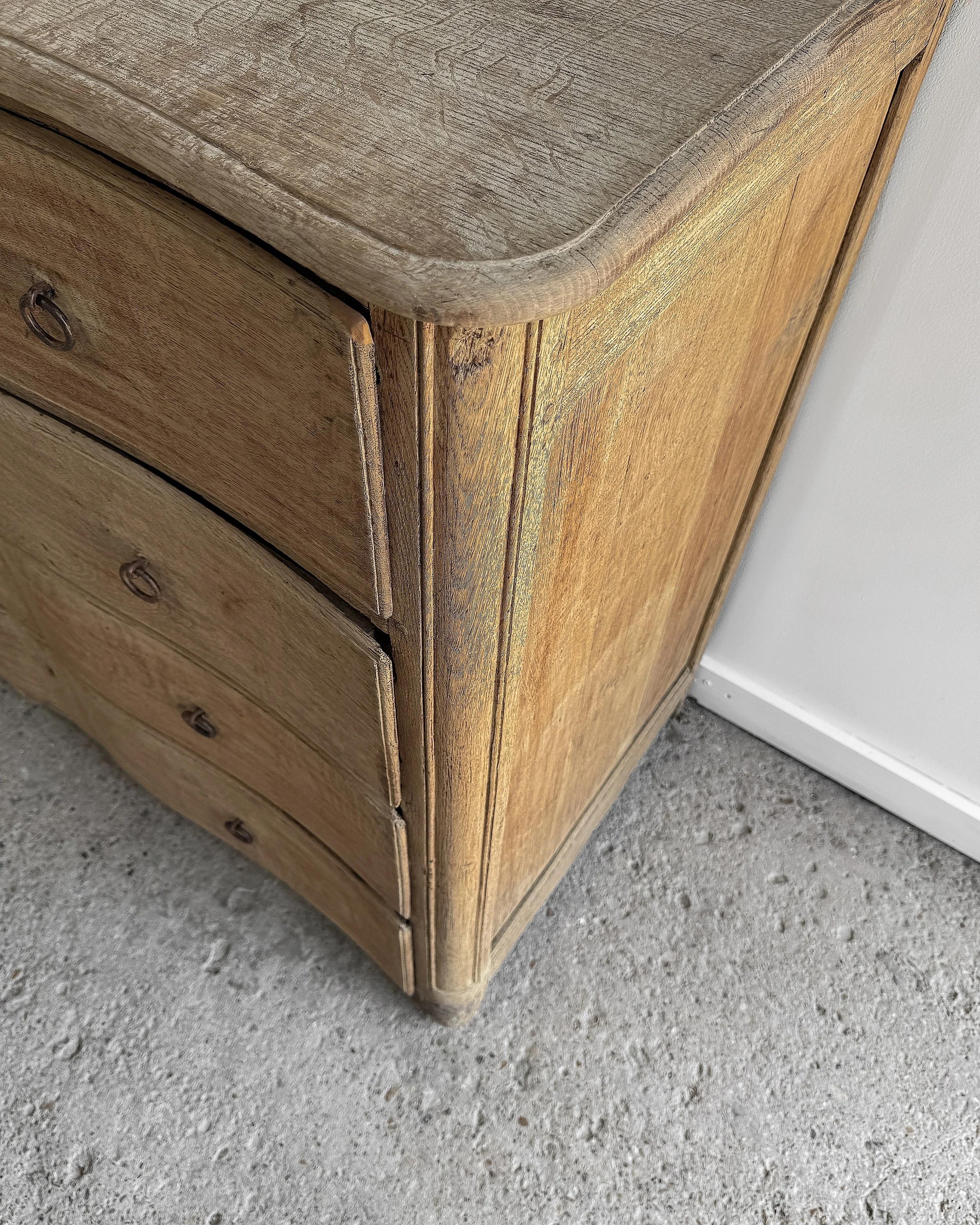 Antique French Serpentine Dresser