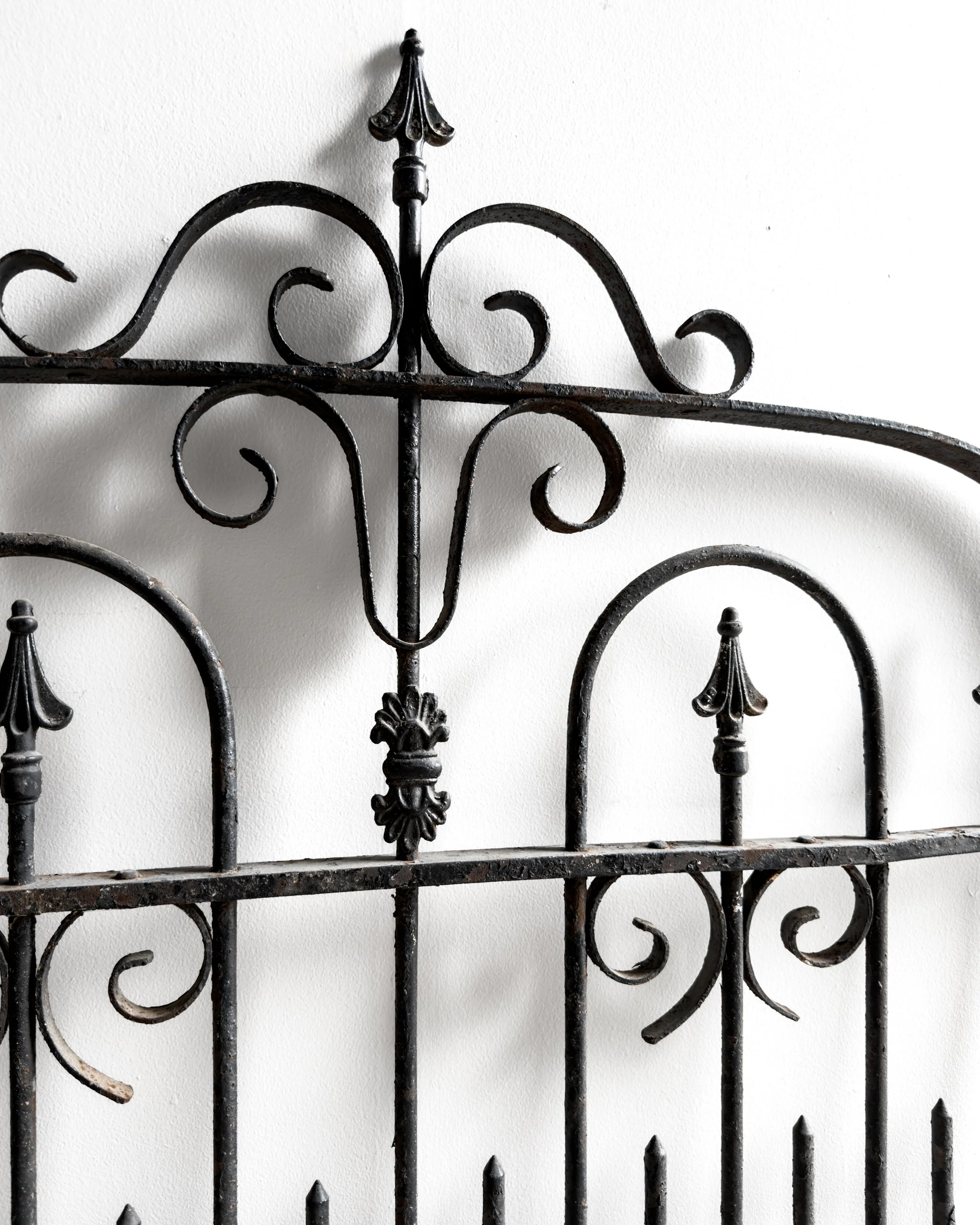 Antique 19th-Century Stewart Iron Works Co. Wrought Iron Garden Gate