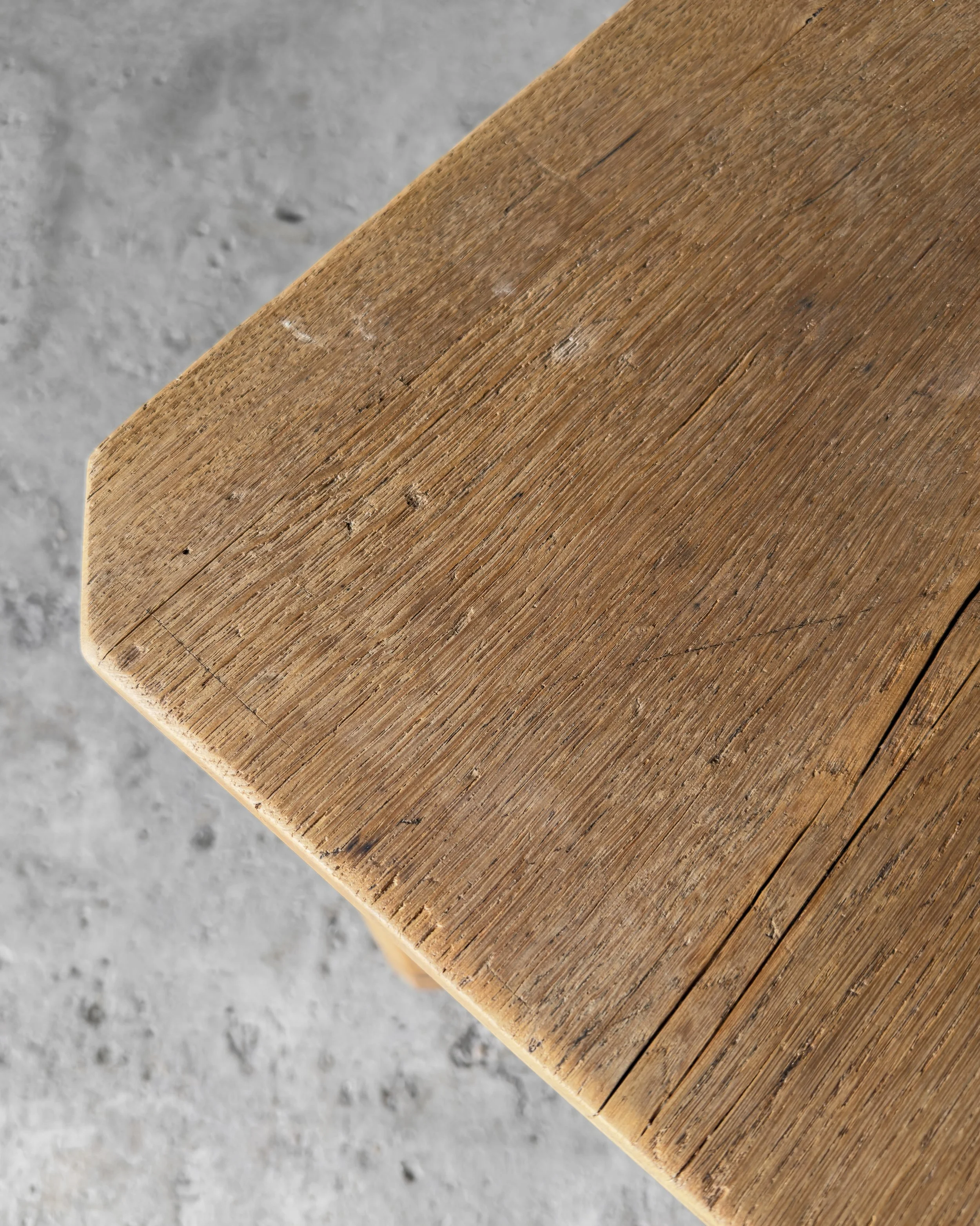 Antique English Oak Work Table | Kitchen Island
