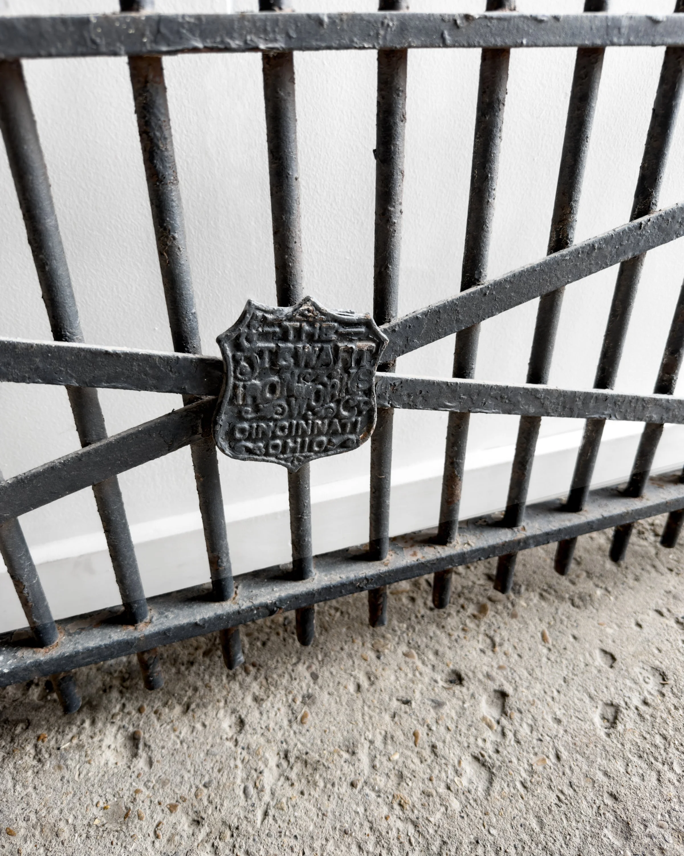 Antique 19th-Century Wrought Iron Garden Gate