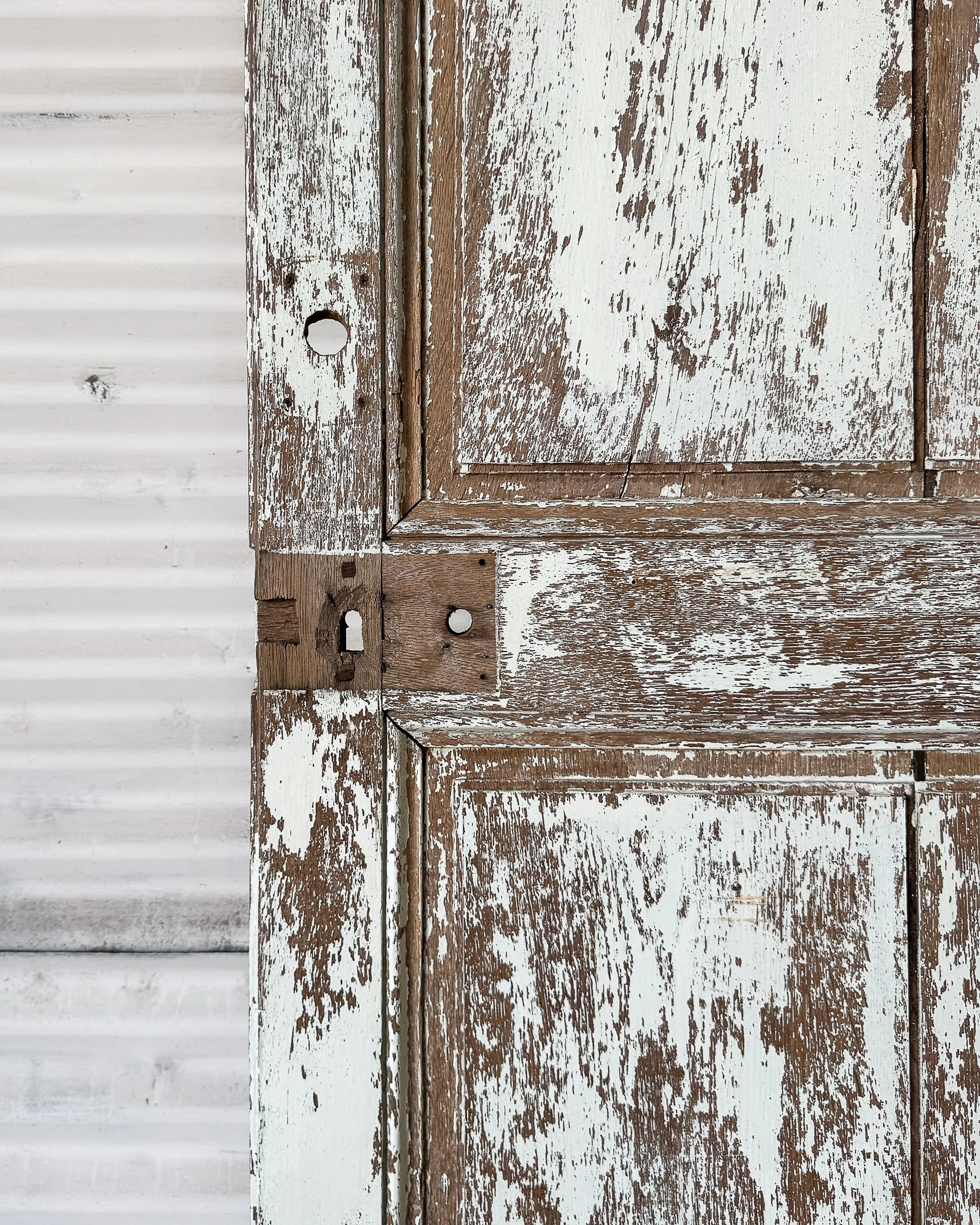Salvaged Antique French Door