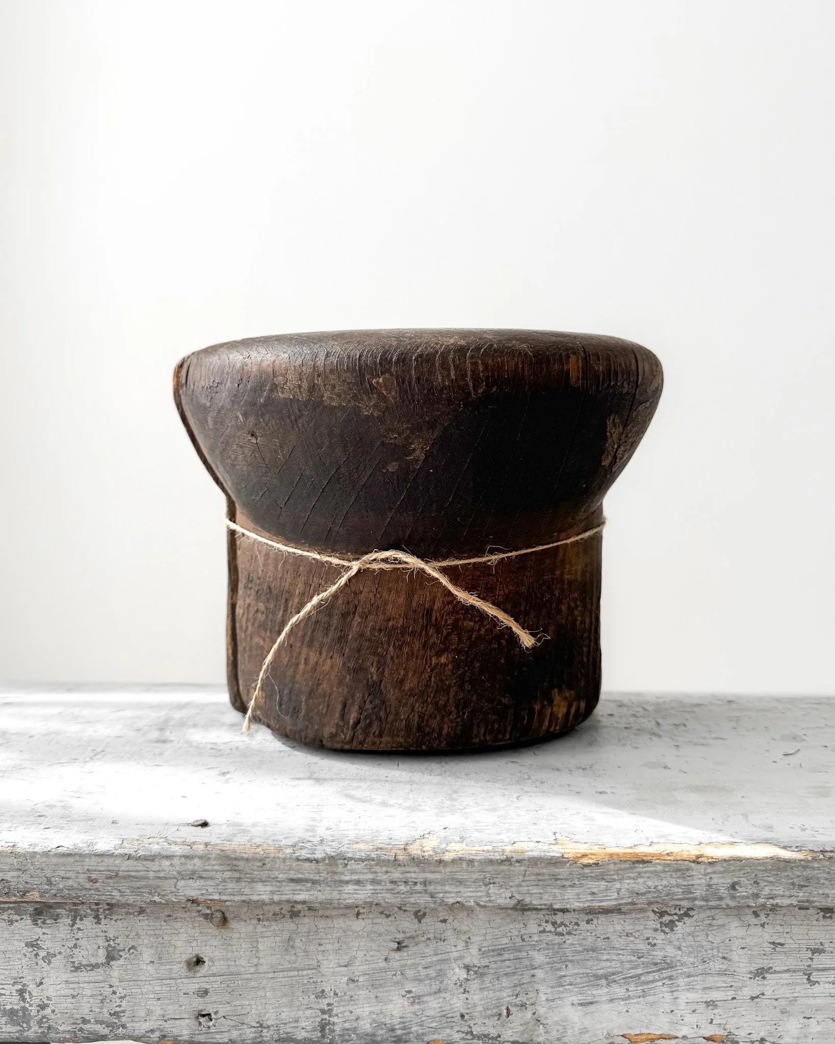 Antique Wooden Puzzle Hat Blocks