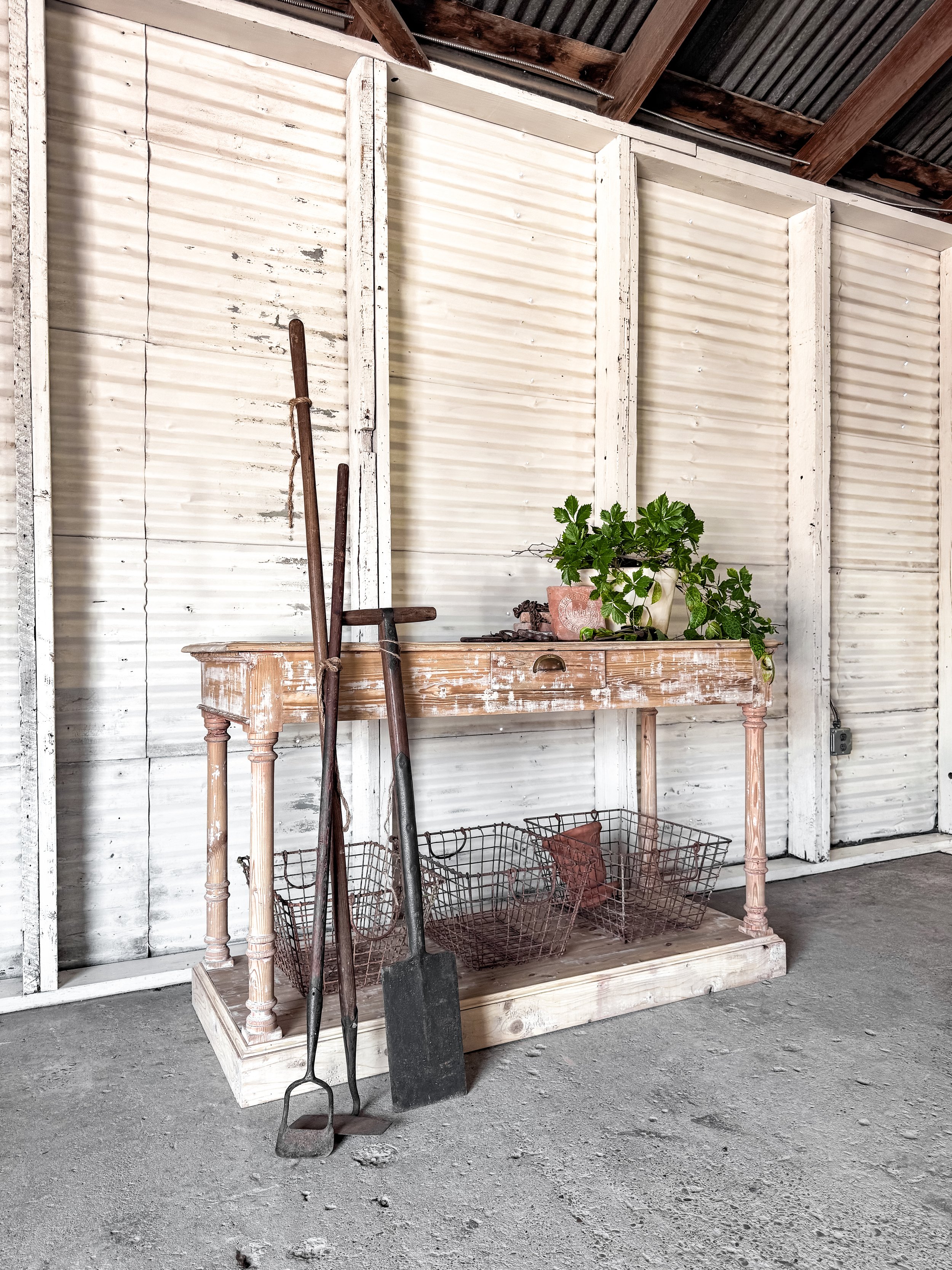 Antique French Drapers Table