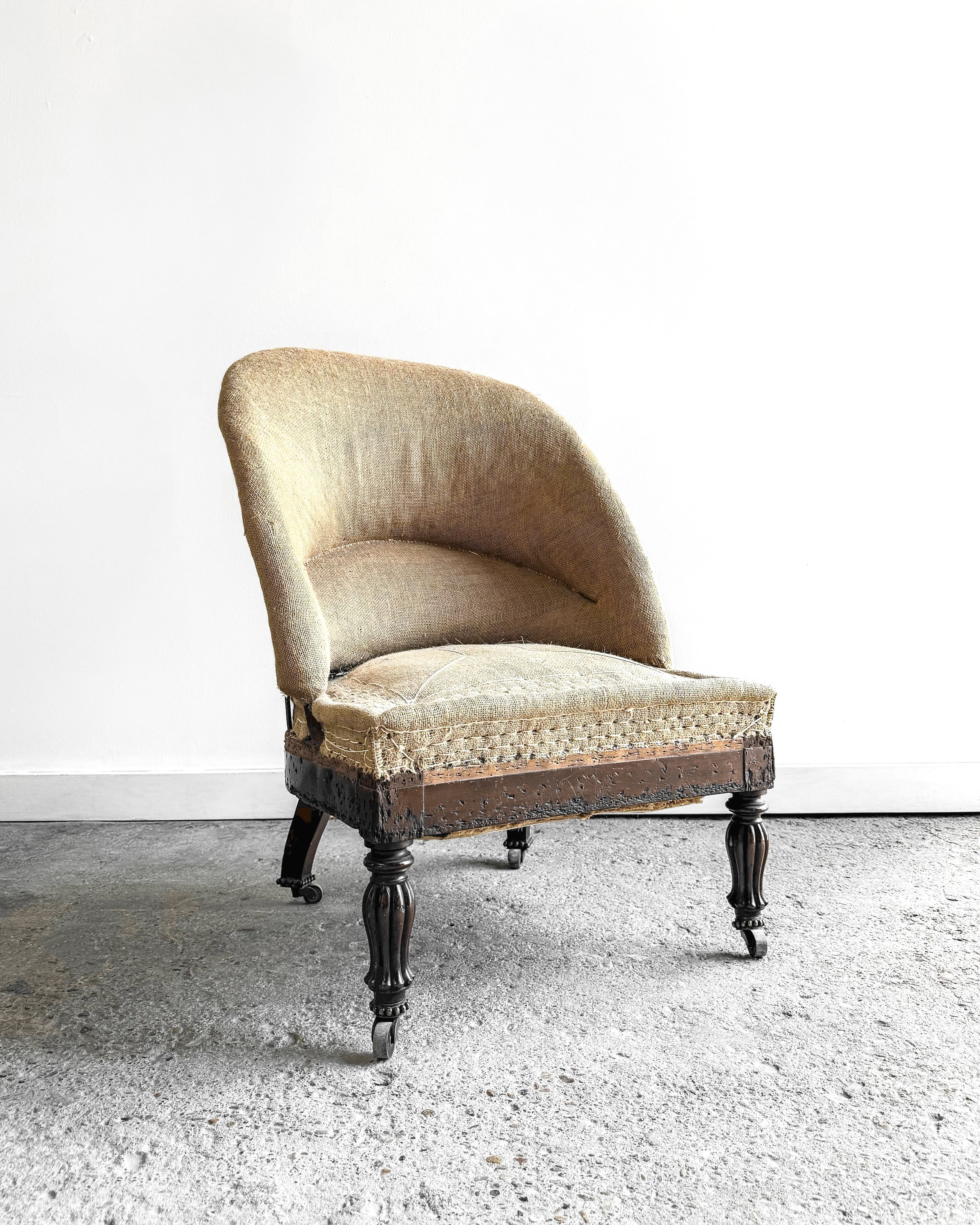 19th+C.+Deconstructed+Barrel+Back+Napoleon+III+Chair+1.jpg