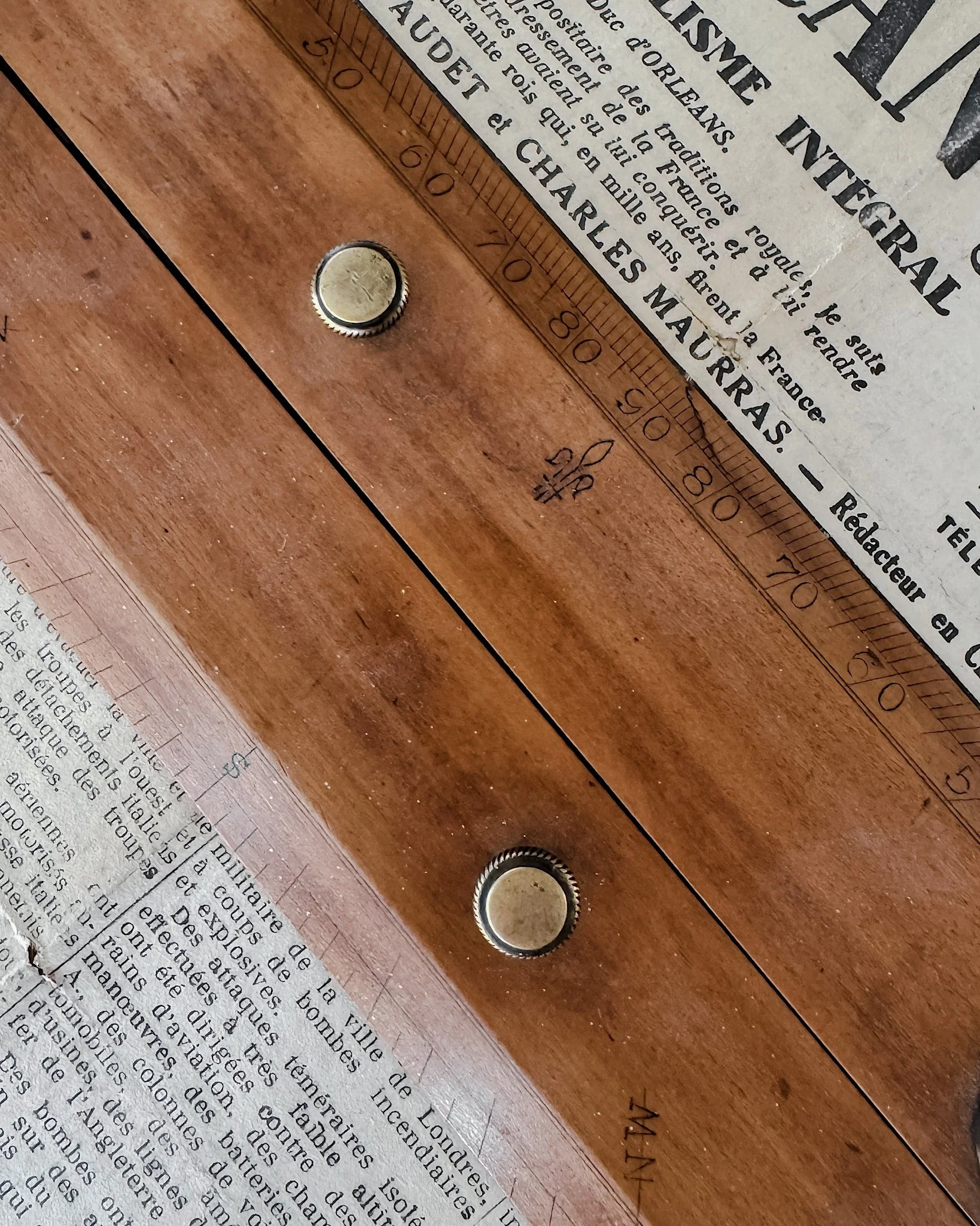 Victorian Wooden Parallel Ruler