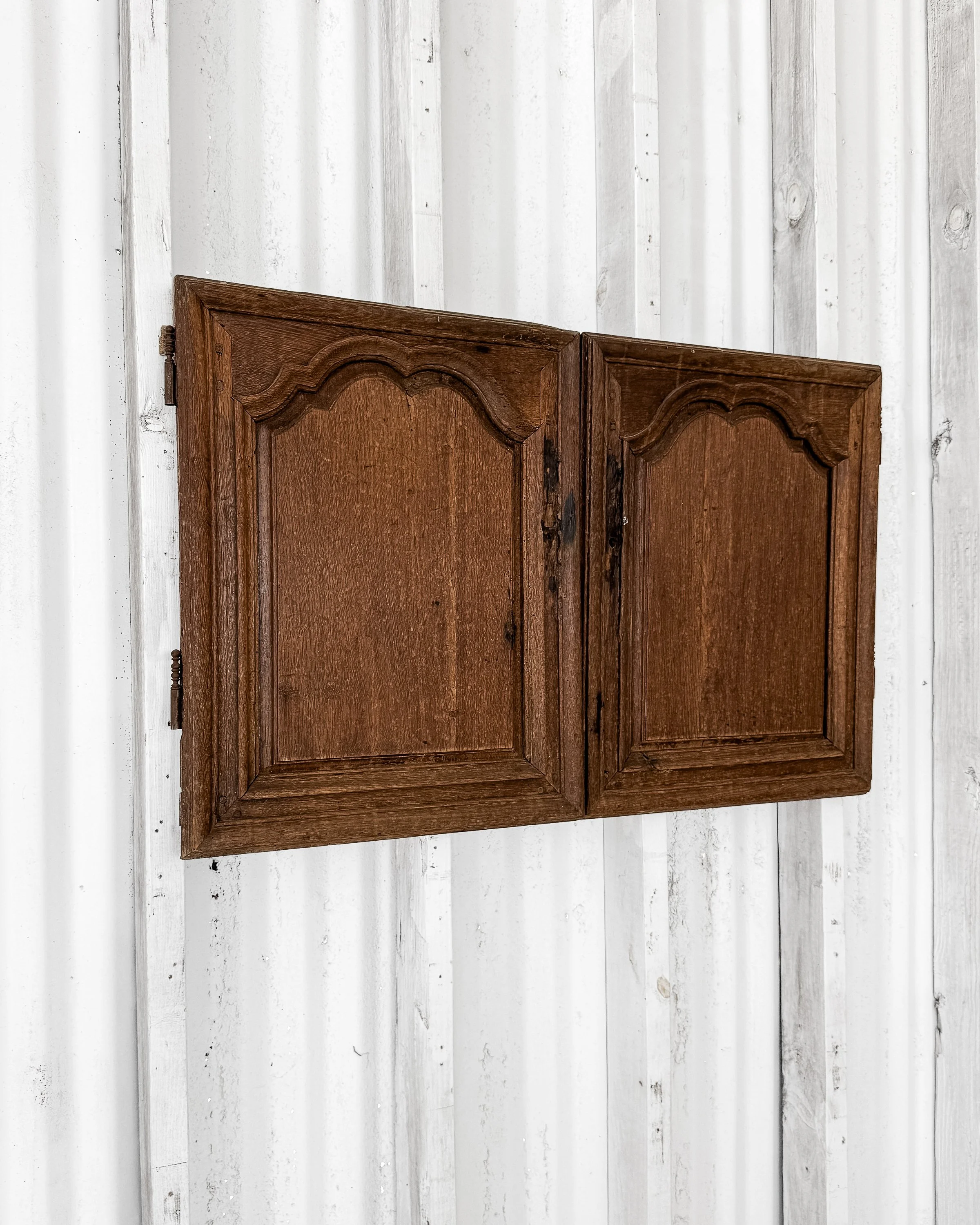 Salvaged Antique French Cupboard Doors