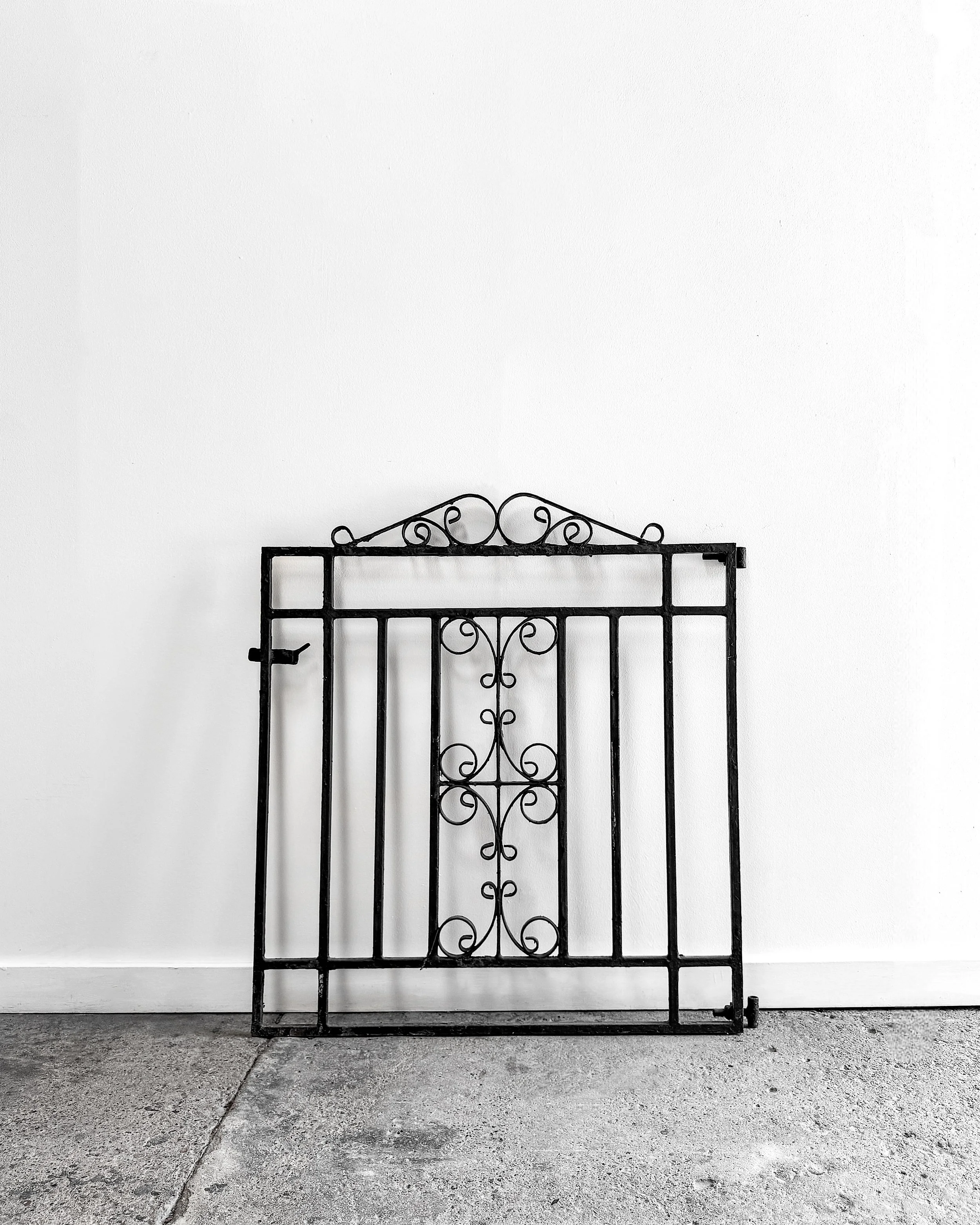 Early 20th Century Wrought Iron English Garden Gate