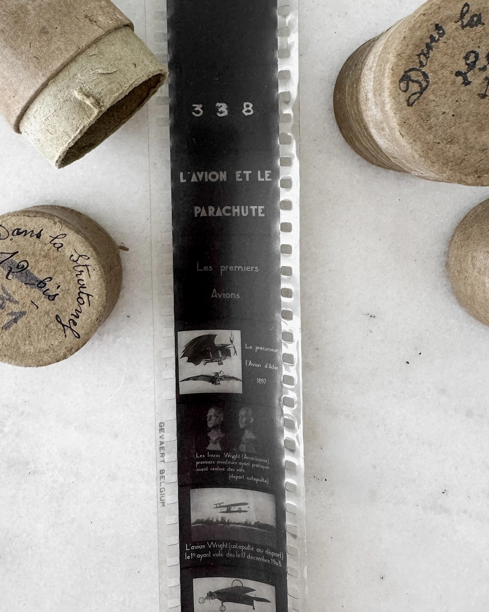 Interwar French Educational Celluloid Film Reels