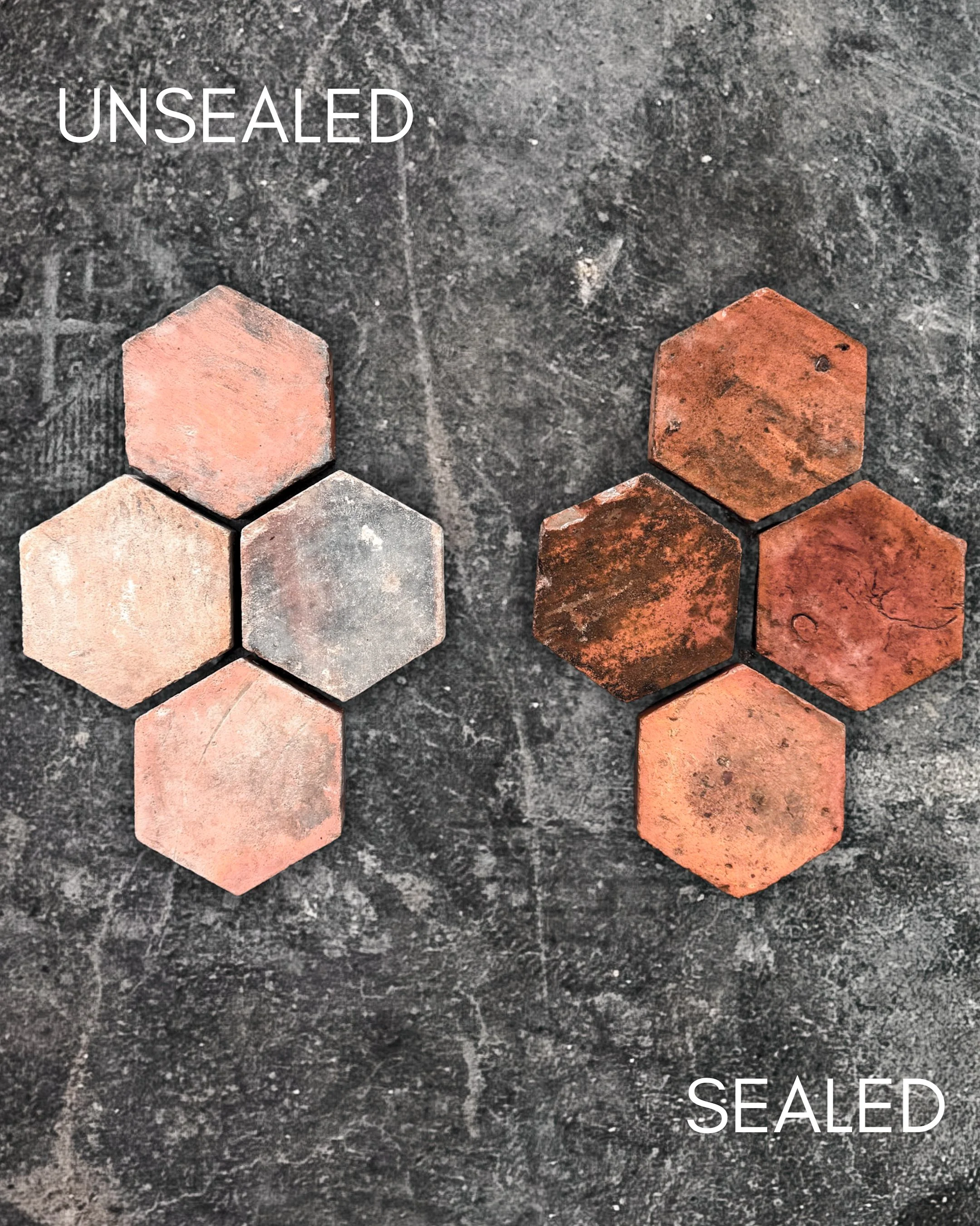 Antique Reclaimed French Terracotta Tiles