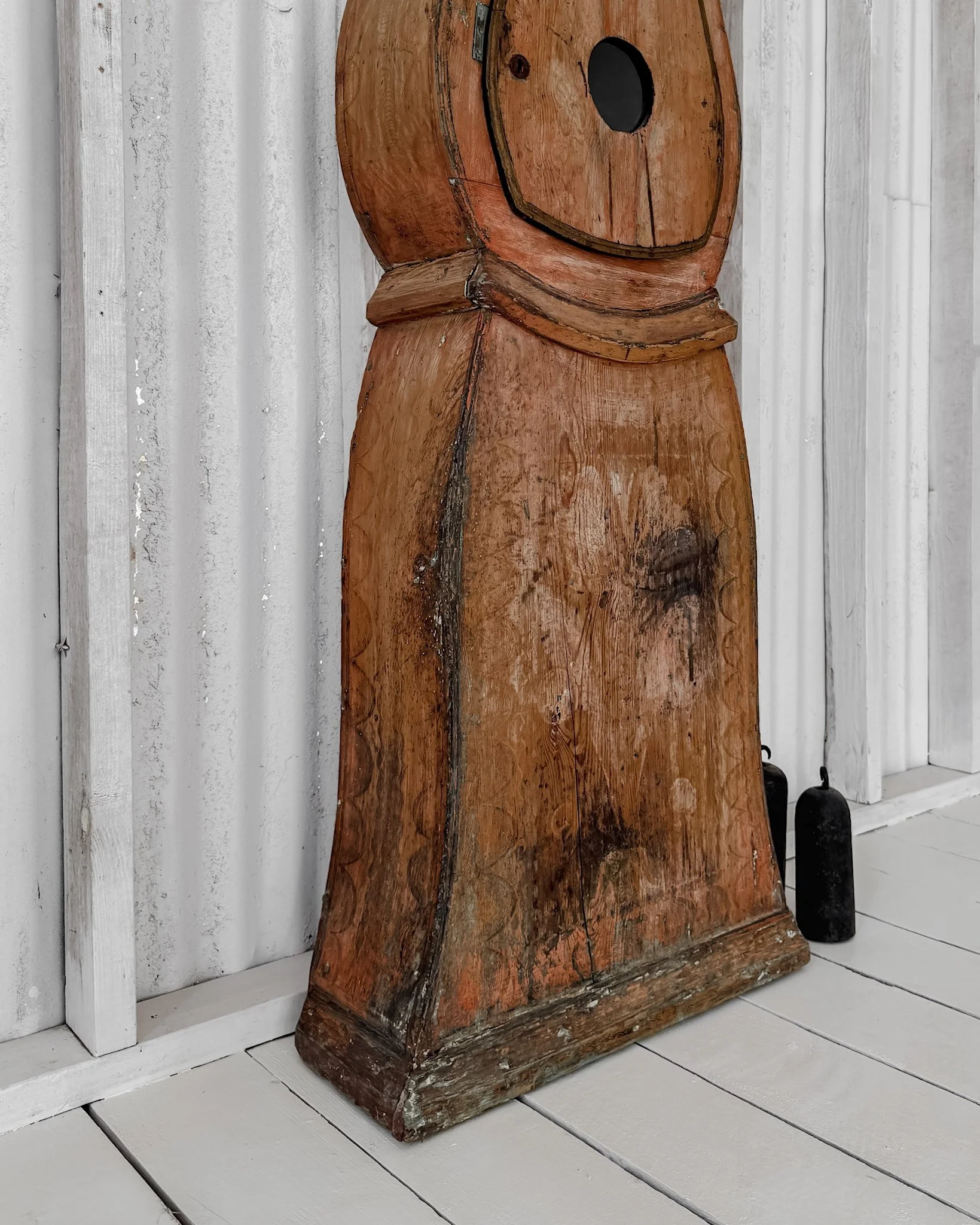 19th Century Swedish Mora Clock with Tall Crown