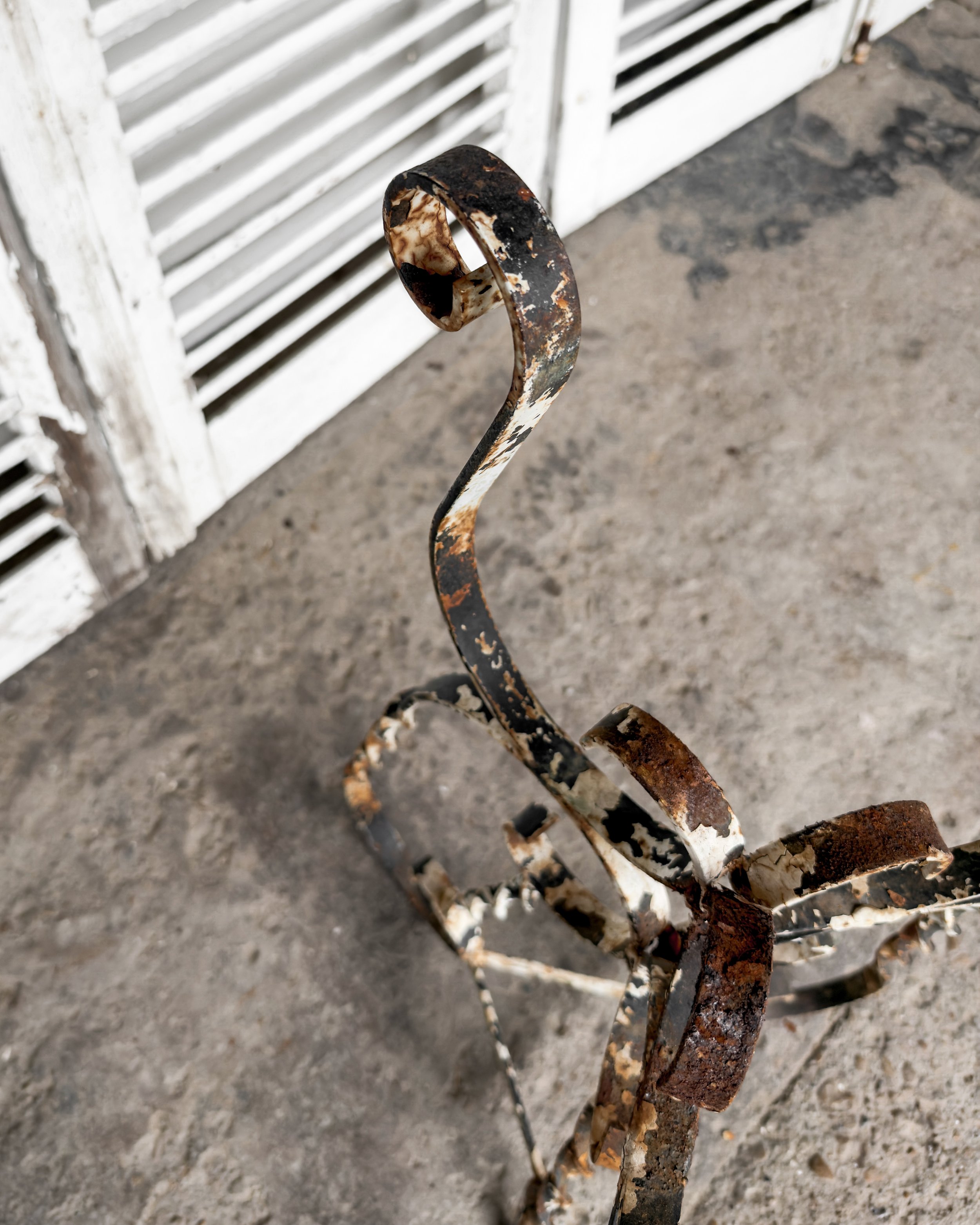 Vintage Wrought Iron Plant Stand