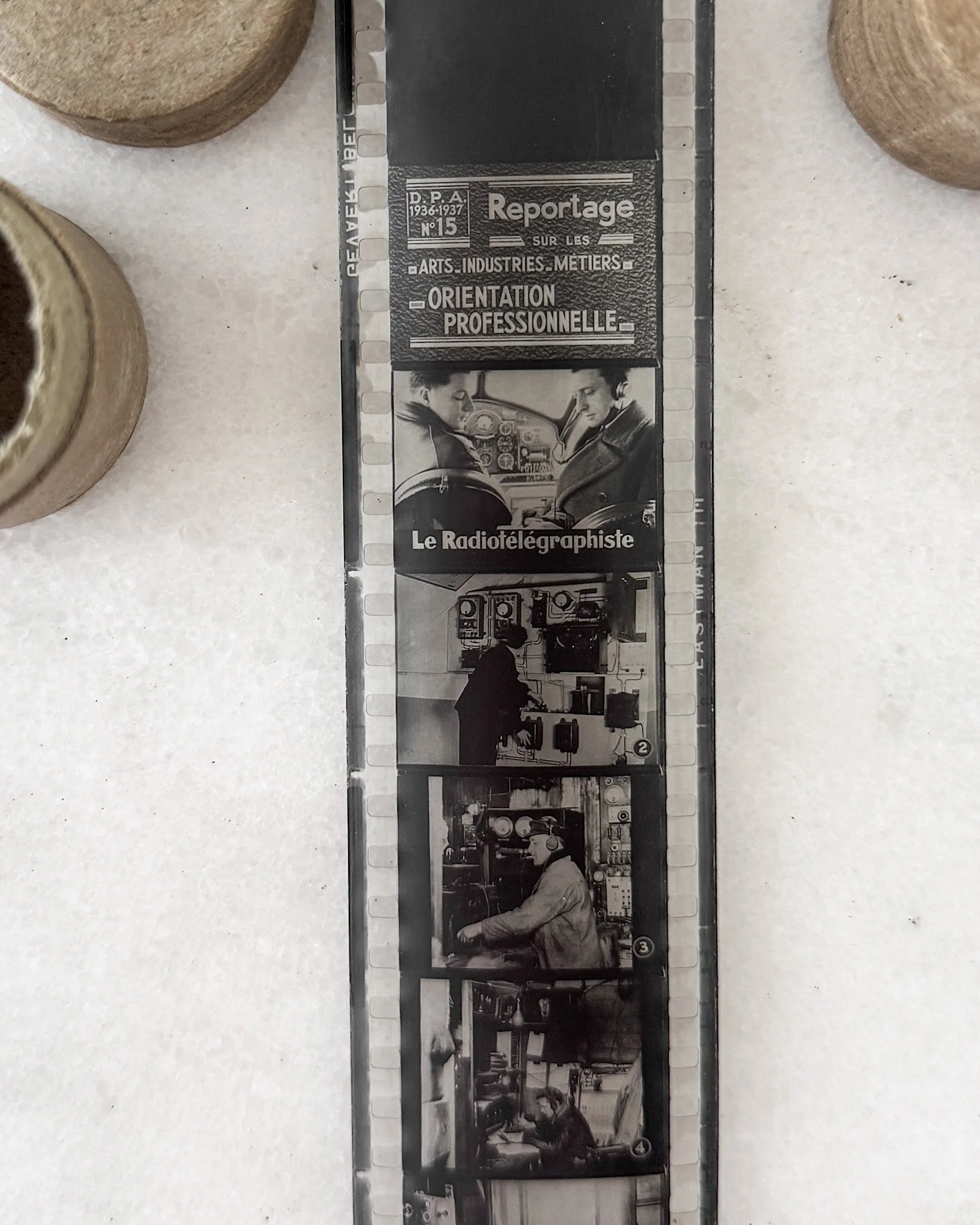 Interwar French Educational Celluloid Film Reels