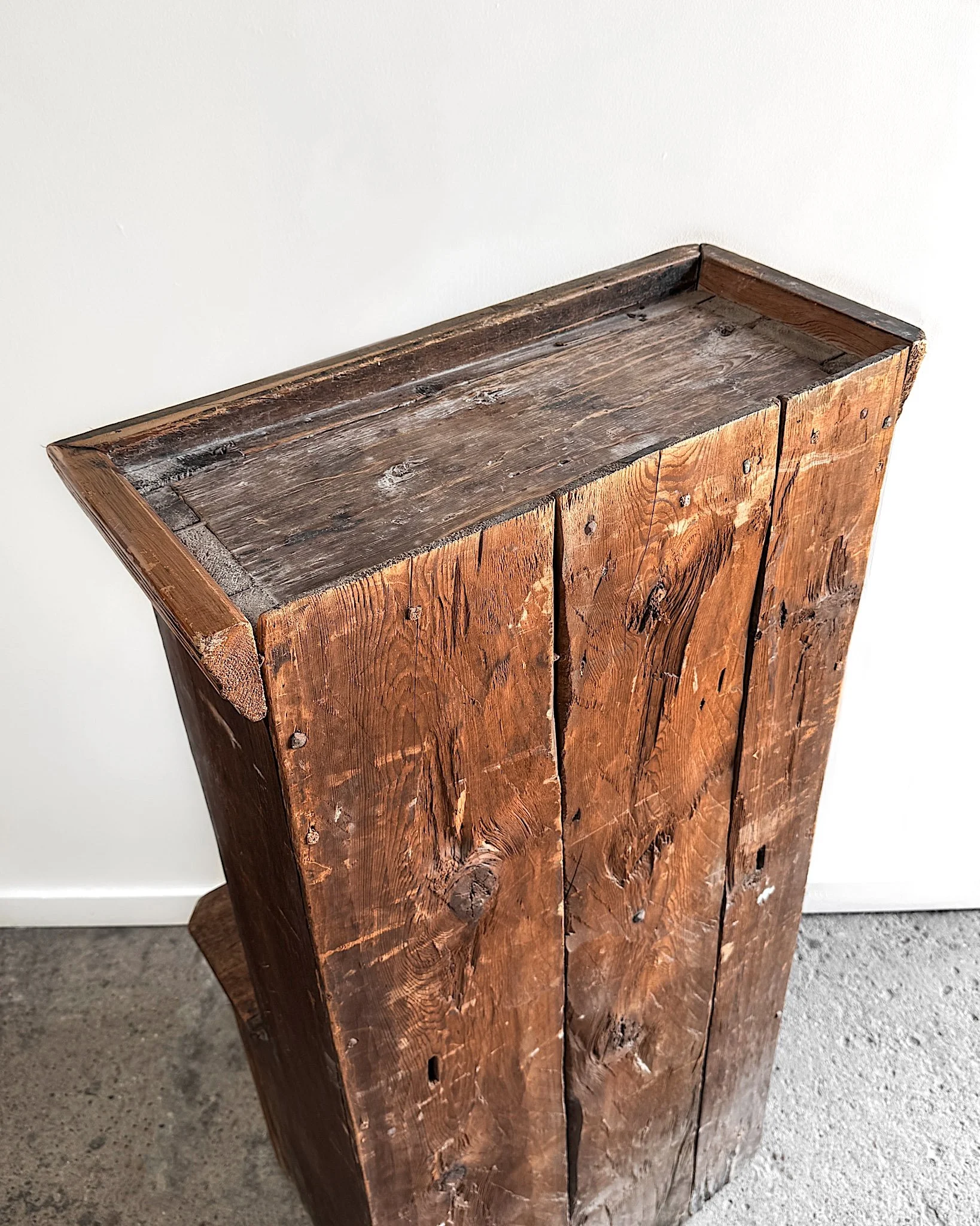 17th Century Petite Swedish Stepback Cupboard