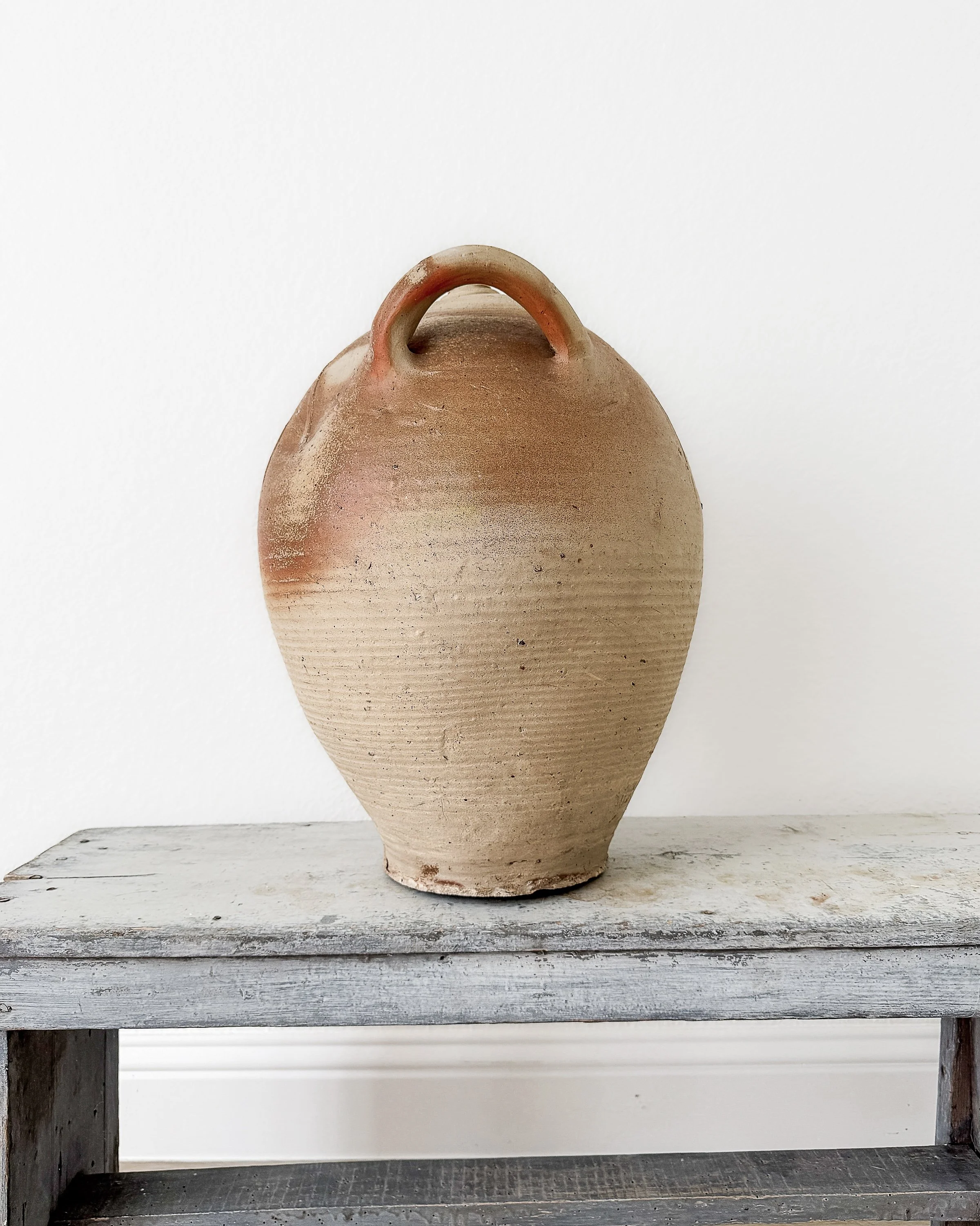 Antique French Provencal Olive Oil Jugs