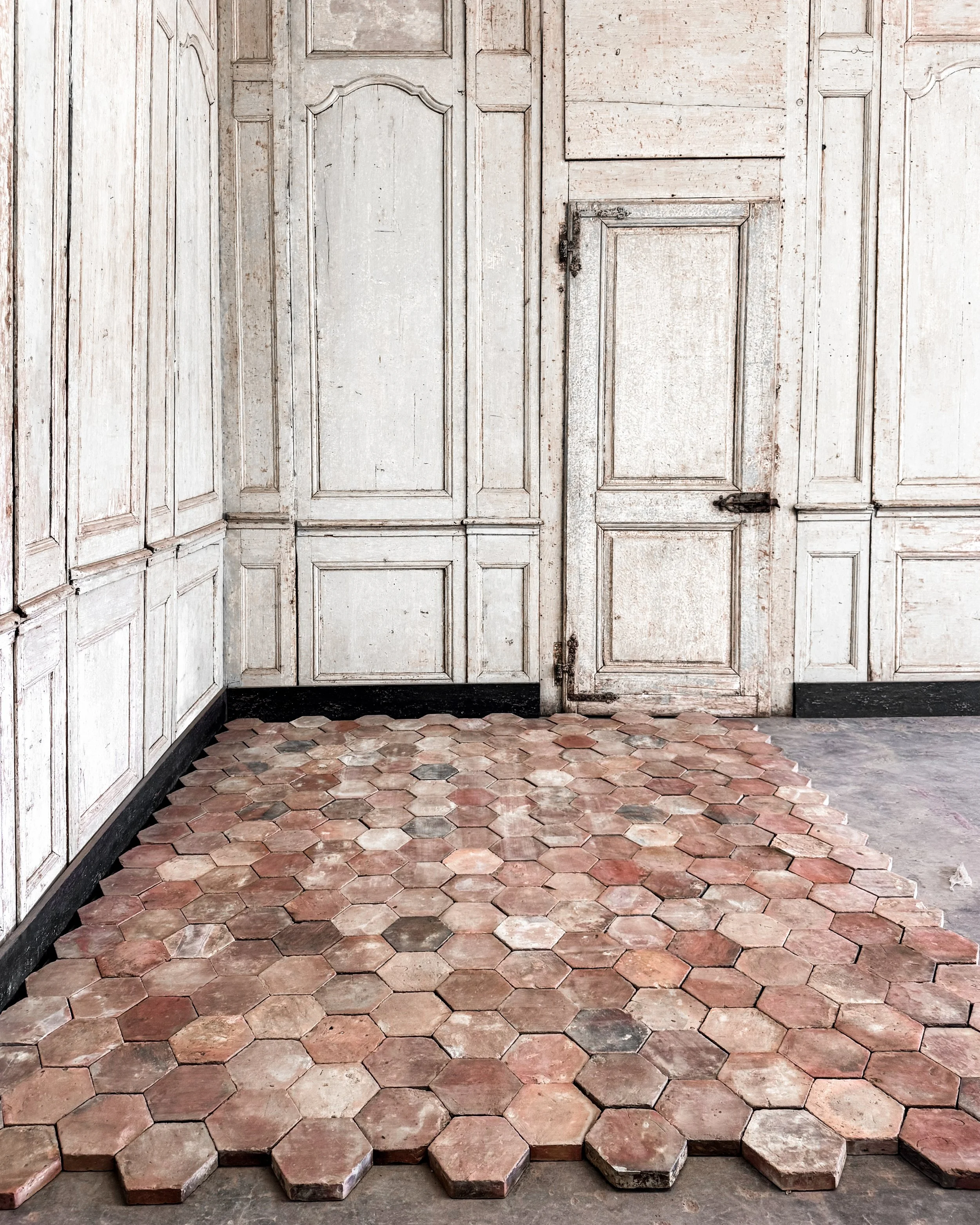 Antique Reclaimed French Terracotta Tiles