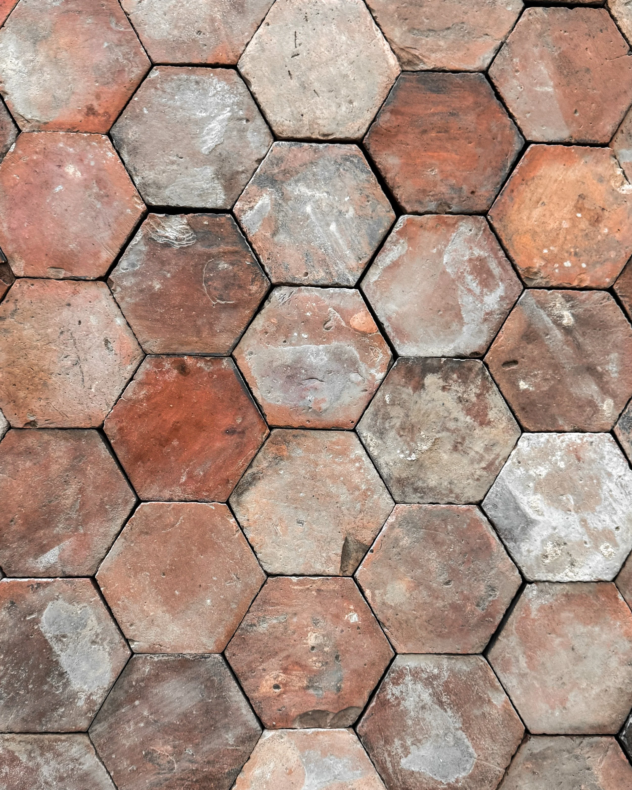 Antique Reclaimed French Terracotta Tiles