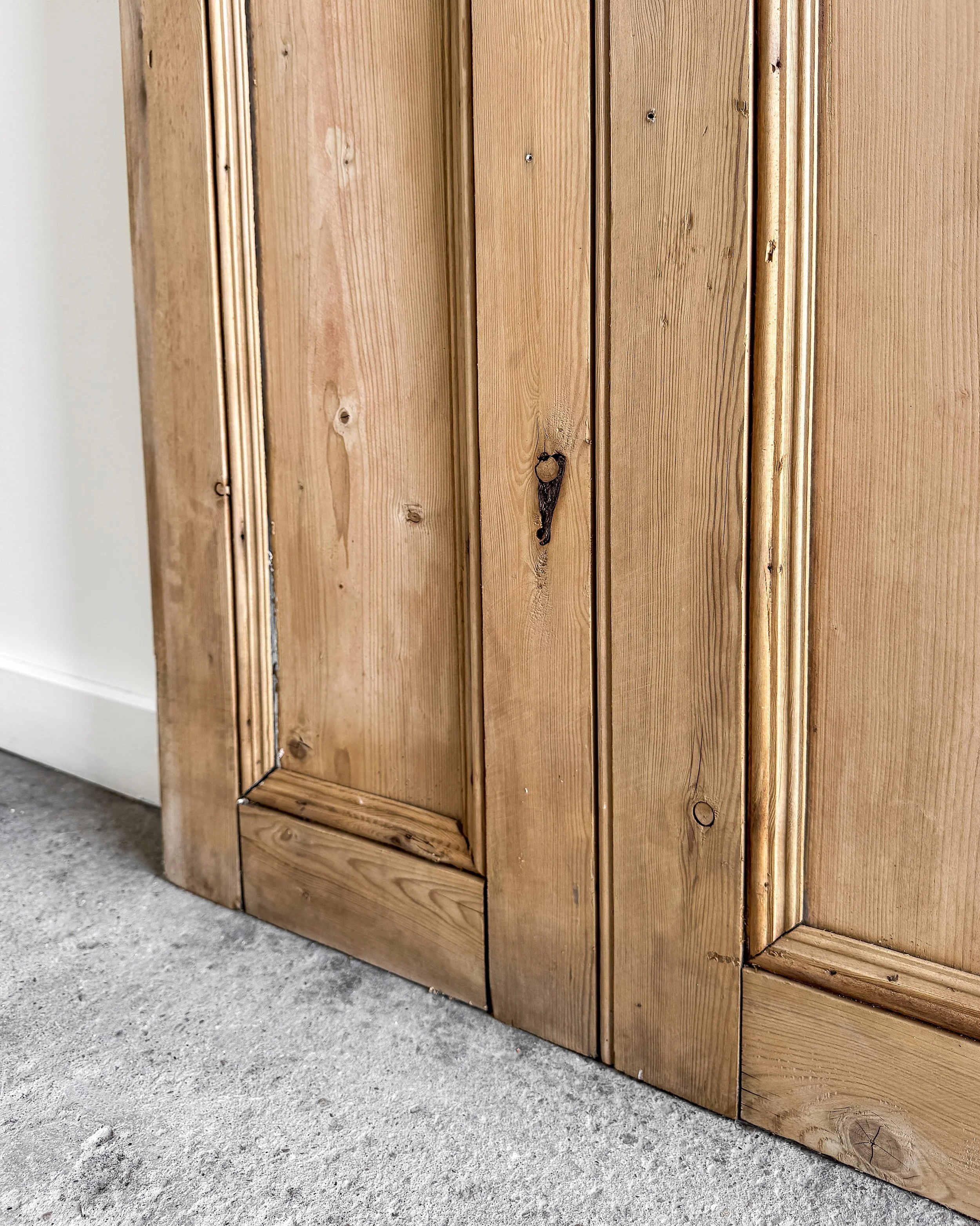 Reclaimed 19th Century English Pine Cupboard Doors