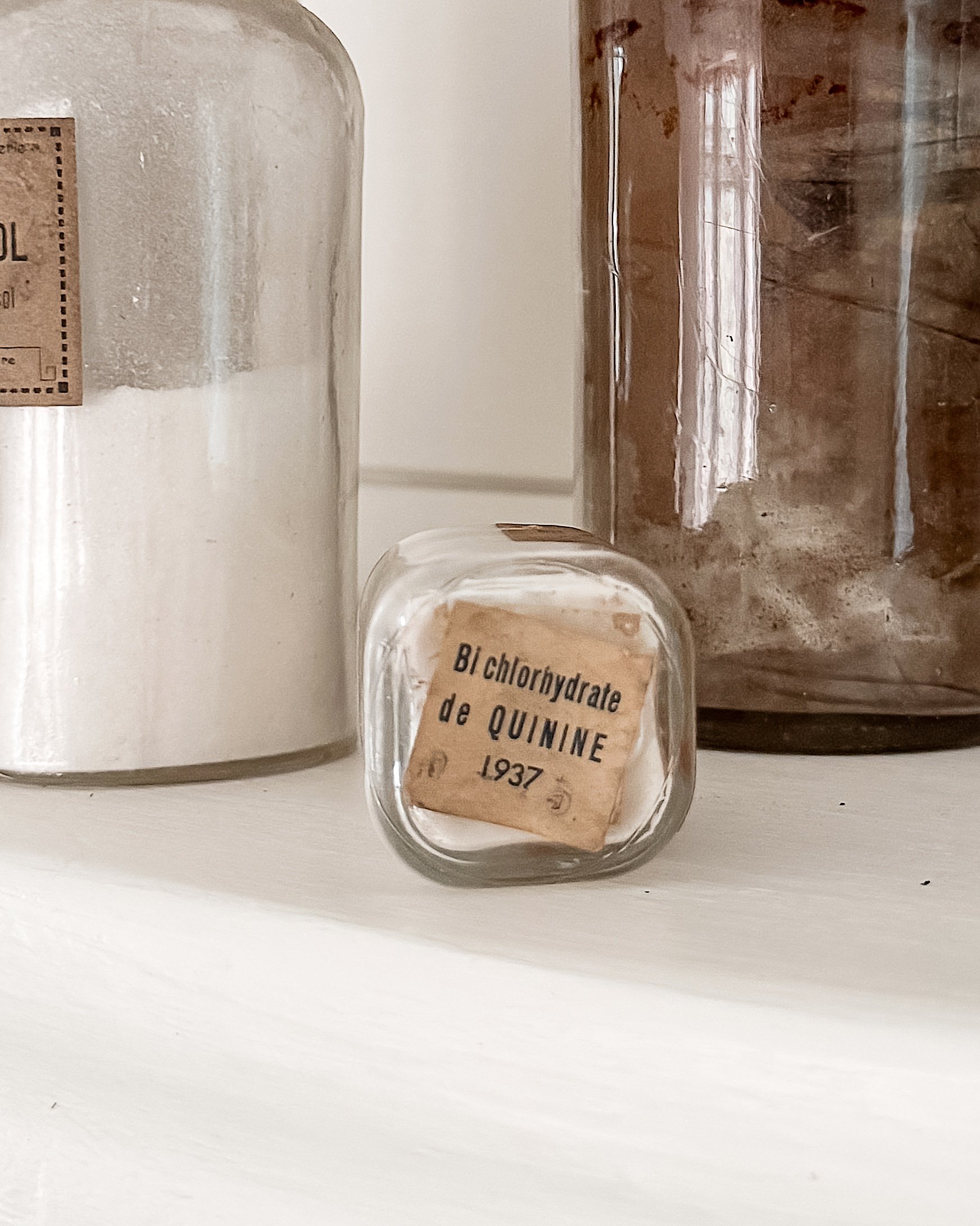 Antique French Apothecary Bottles