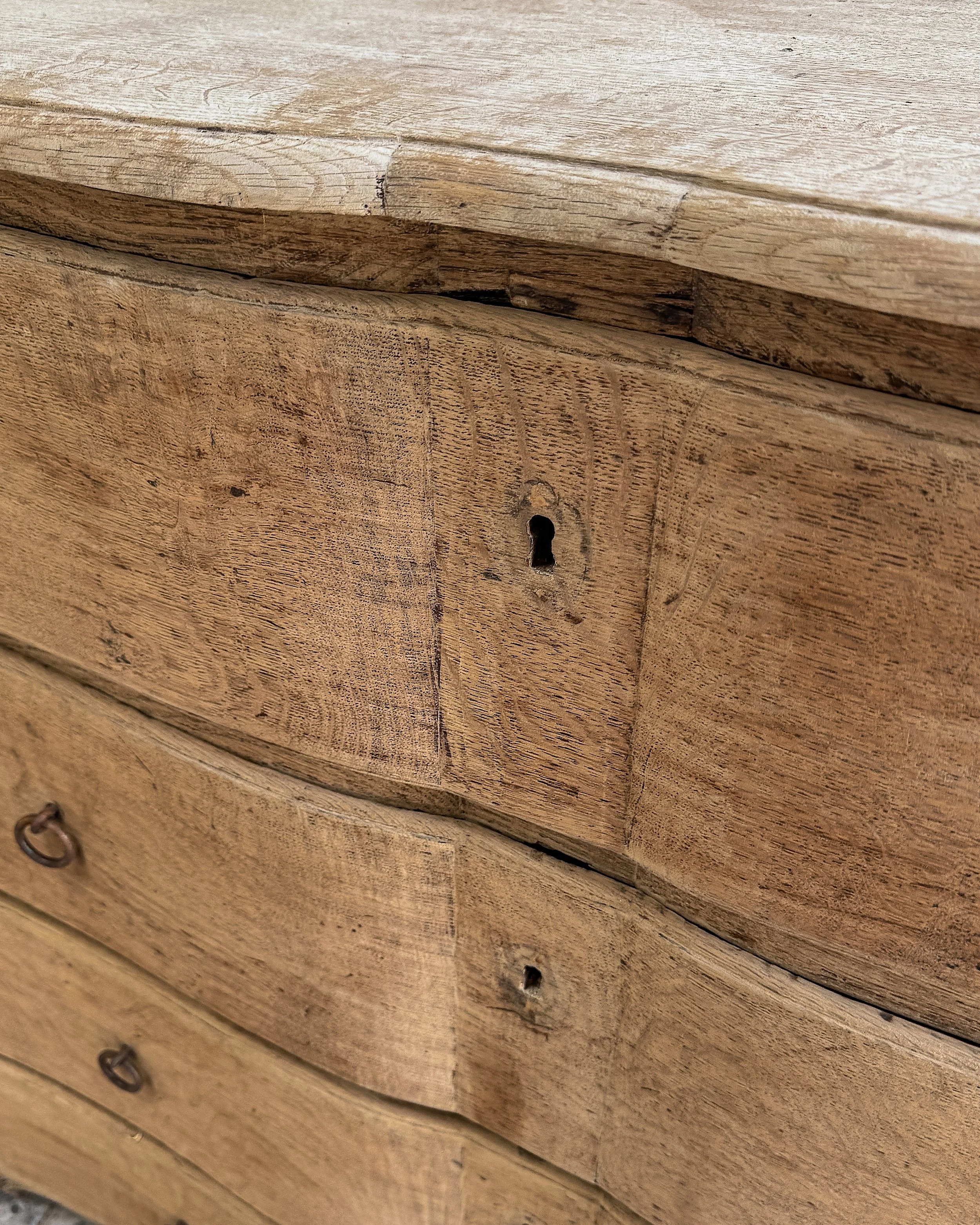 19th-Century French Serpentine Chest of Drawers