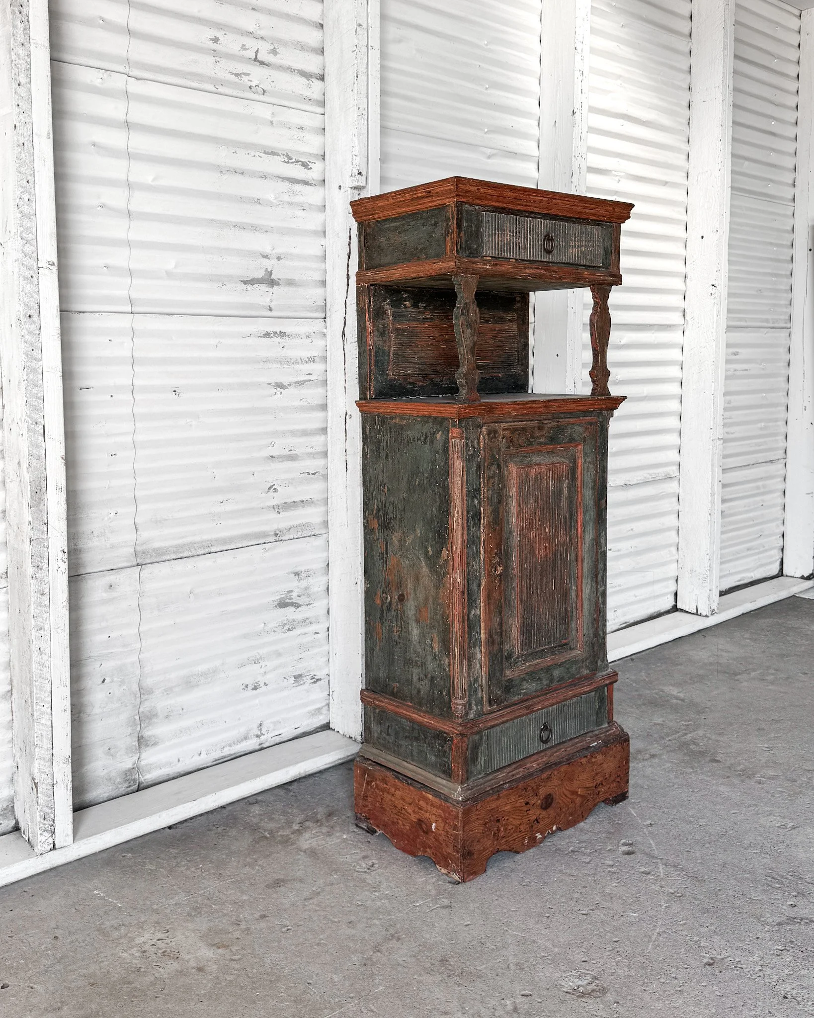 18th Century Swedish Rococo Tobacco Cabinet
