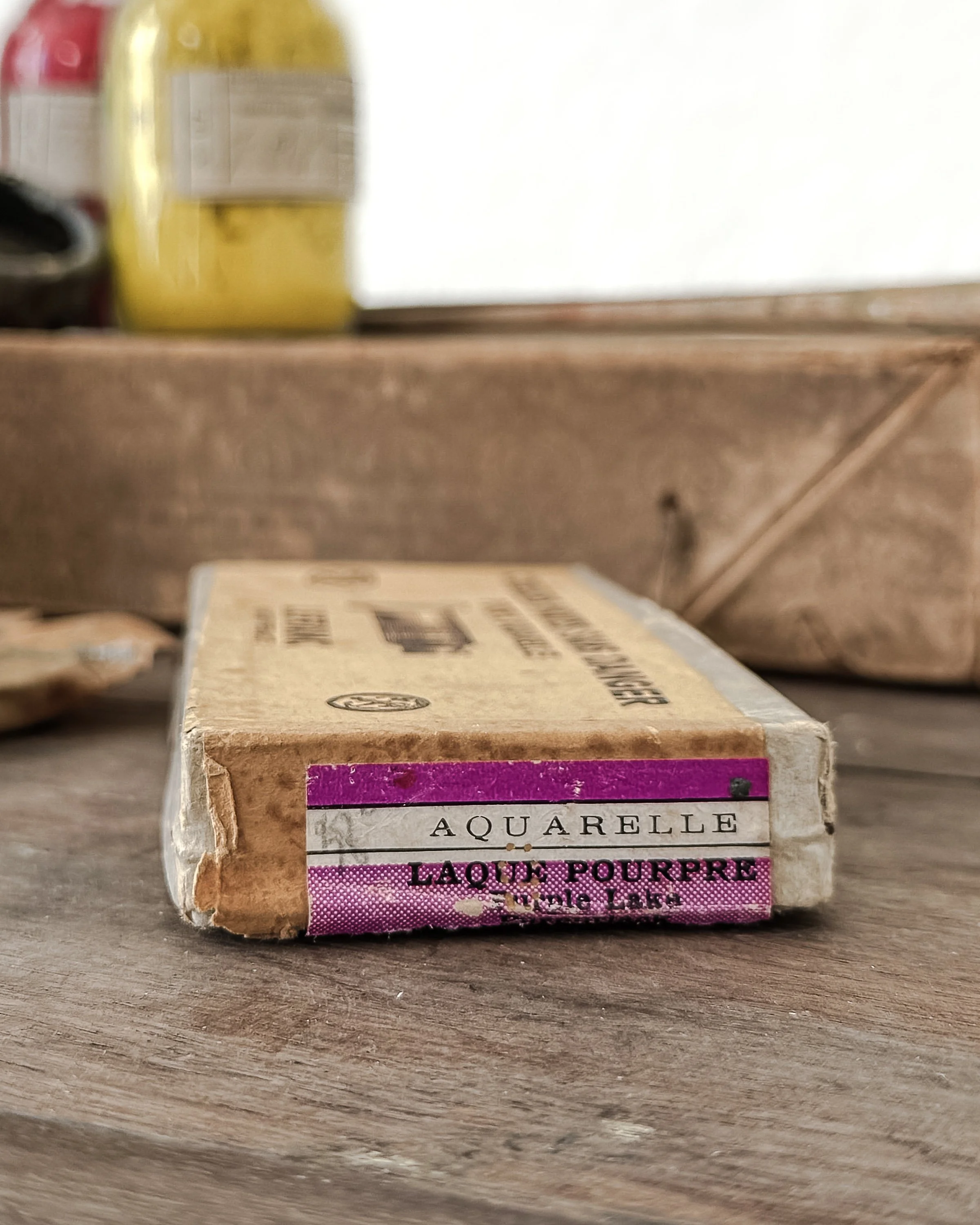 Set of Vintage French Artist Supplies