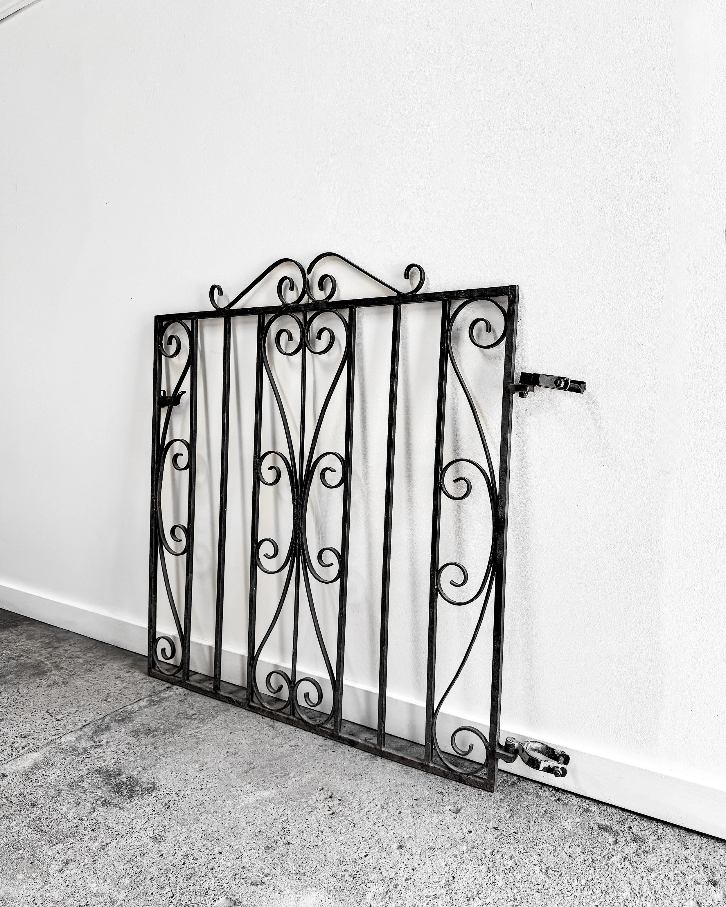 Early 20th Century Wrought Iron English Garden Gate