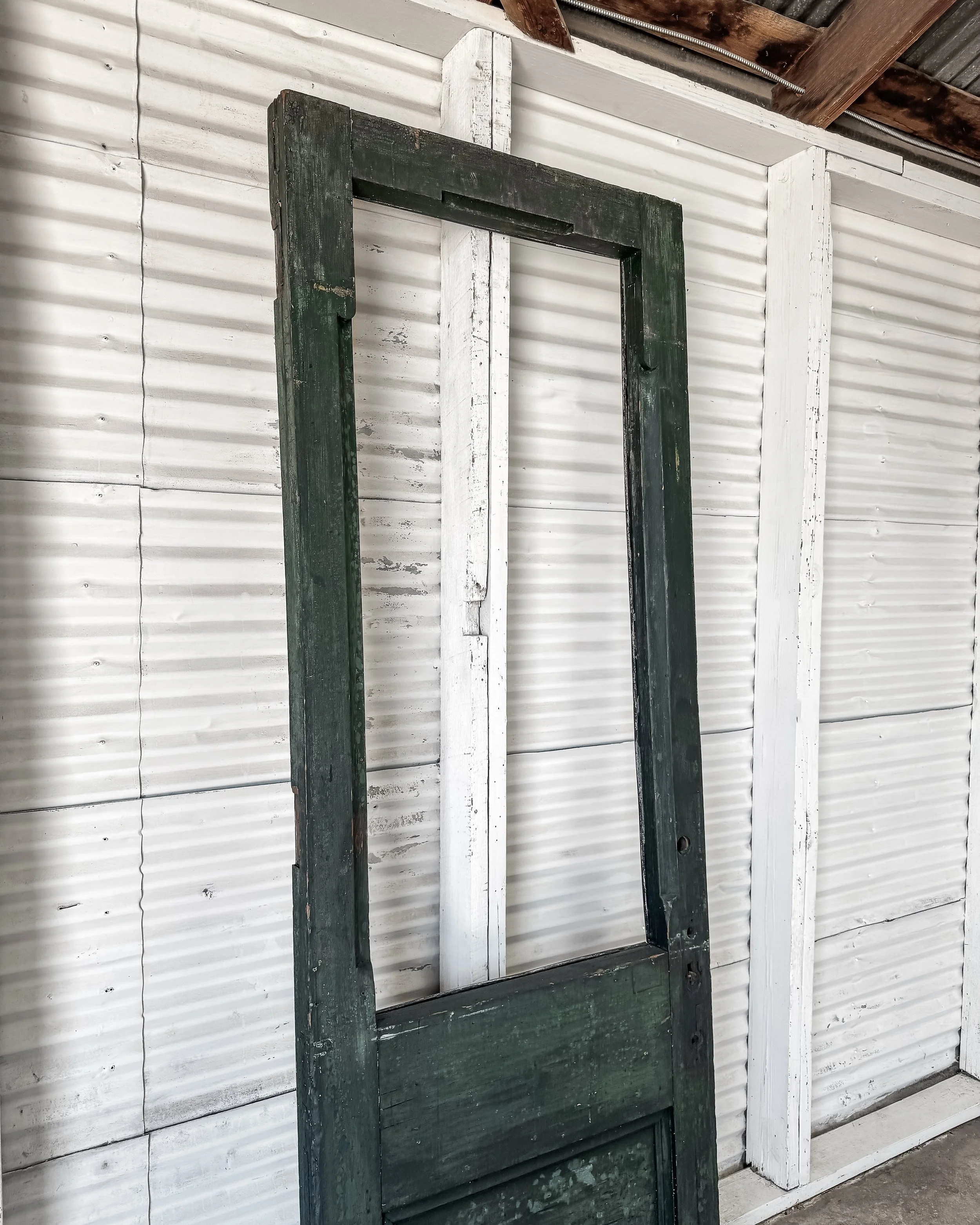 Salvaged Antique Victorian Door