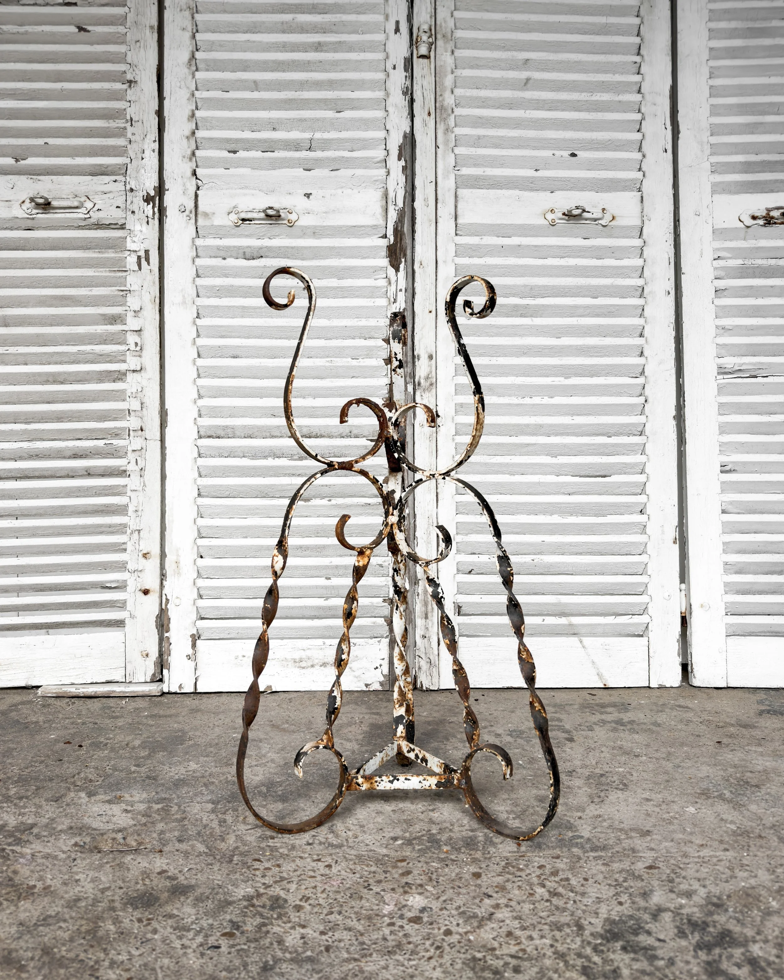 Vintage Wrought Iron Plant Stand