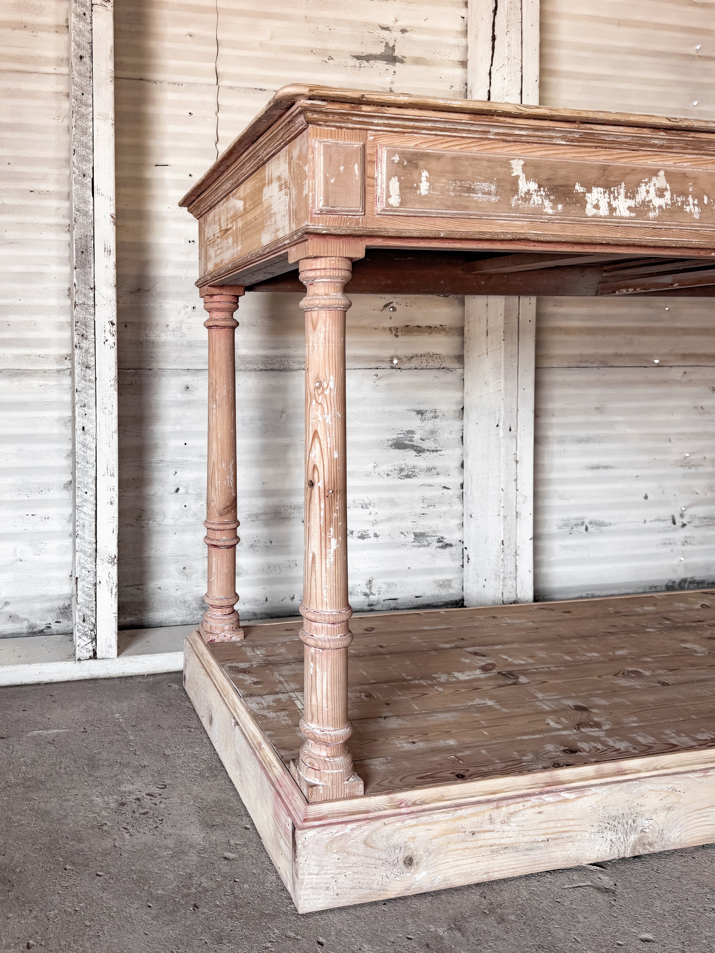 Antique French Drapers Table