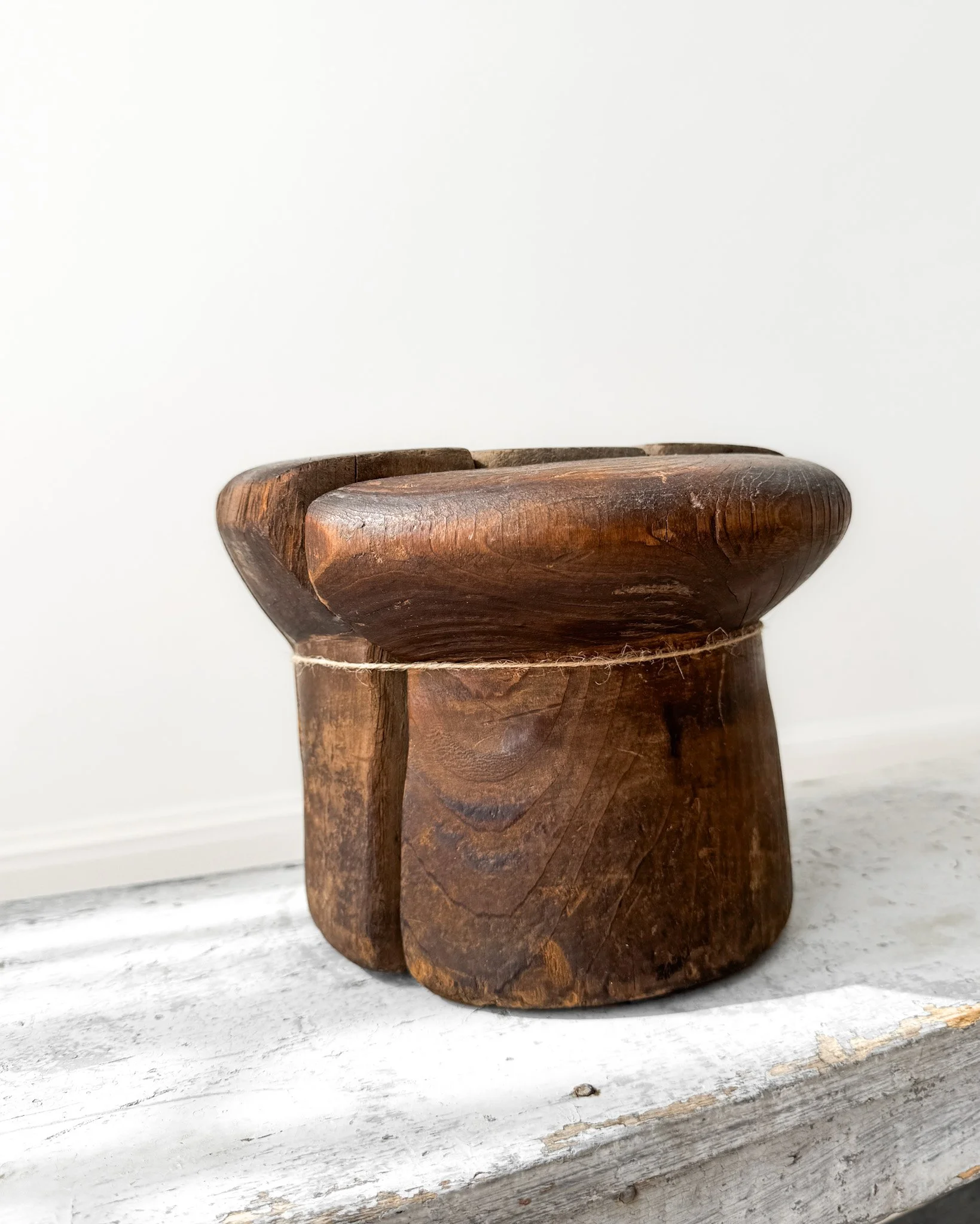 Antique Wooden Puzzle Hat Blocks