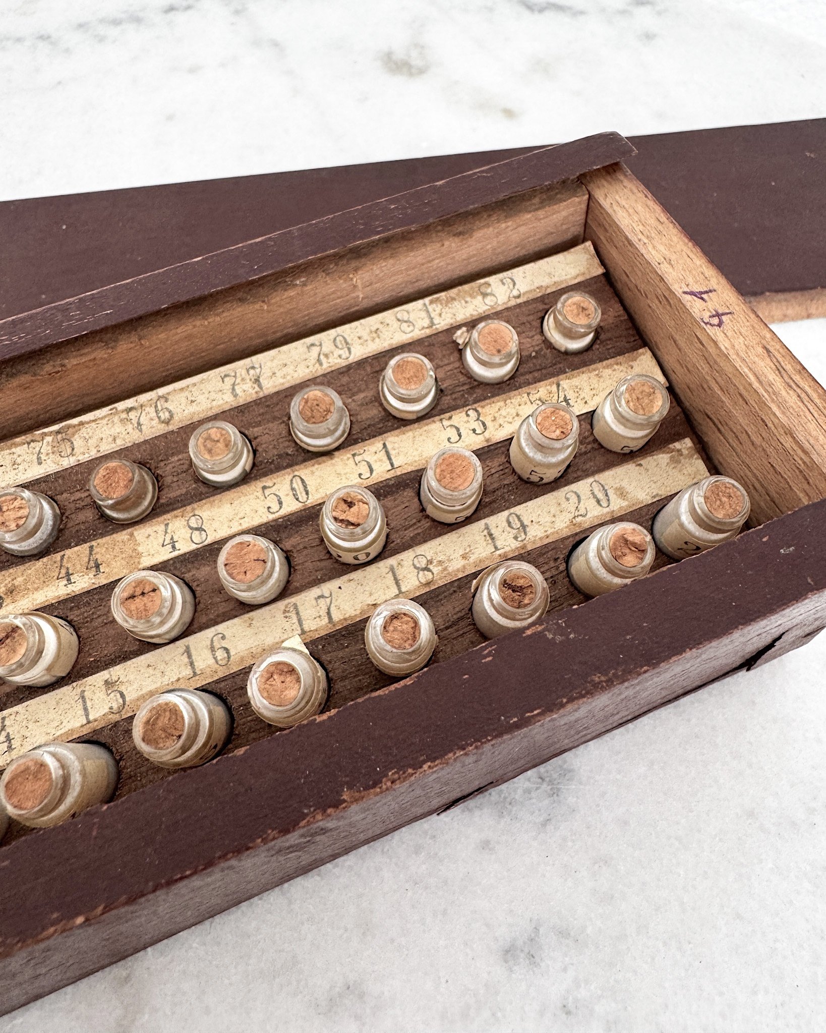 Antique French Homeopathic Pharmacy Compounding Set