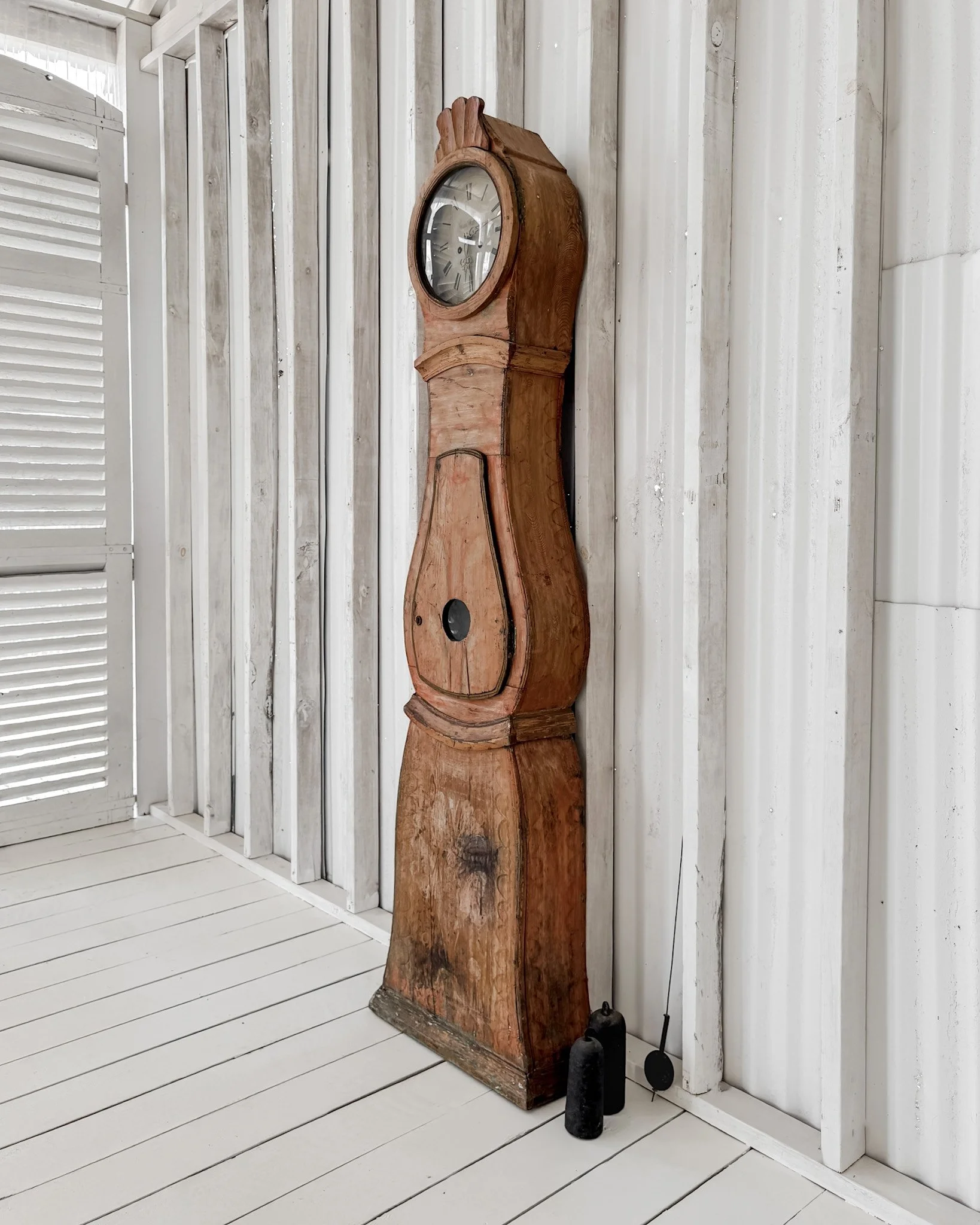 19th Century Swedish Mora Clock with Tall Crown
