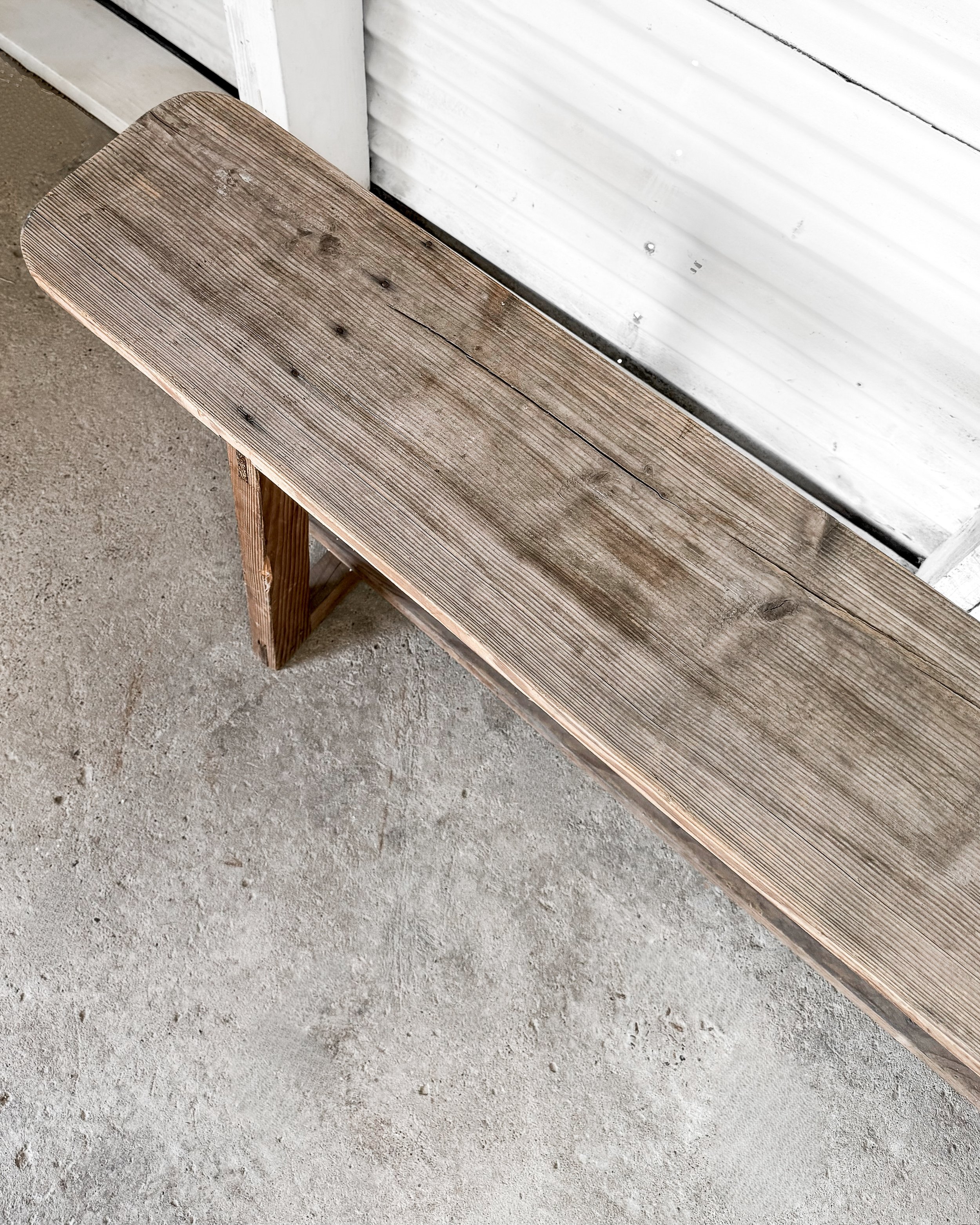 Antique French Farmhouse Bench