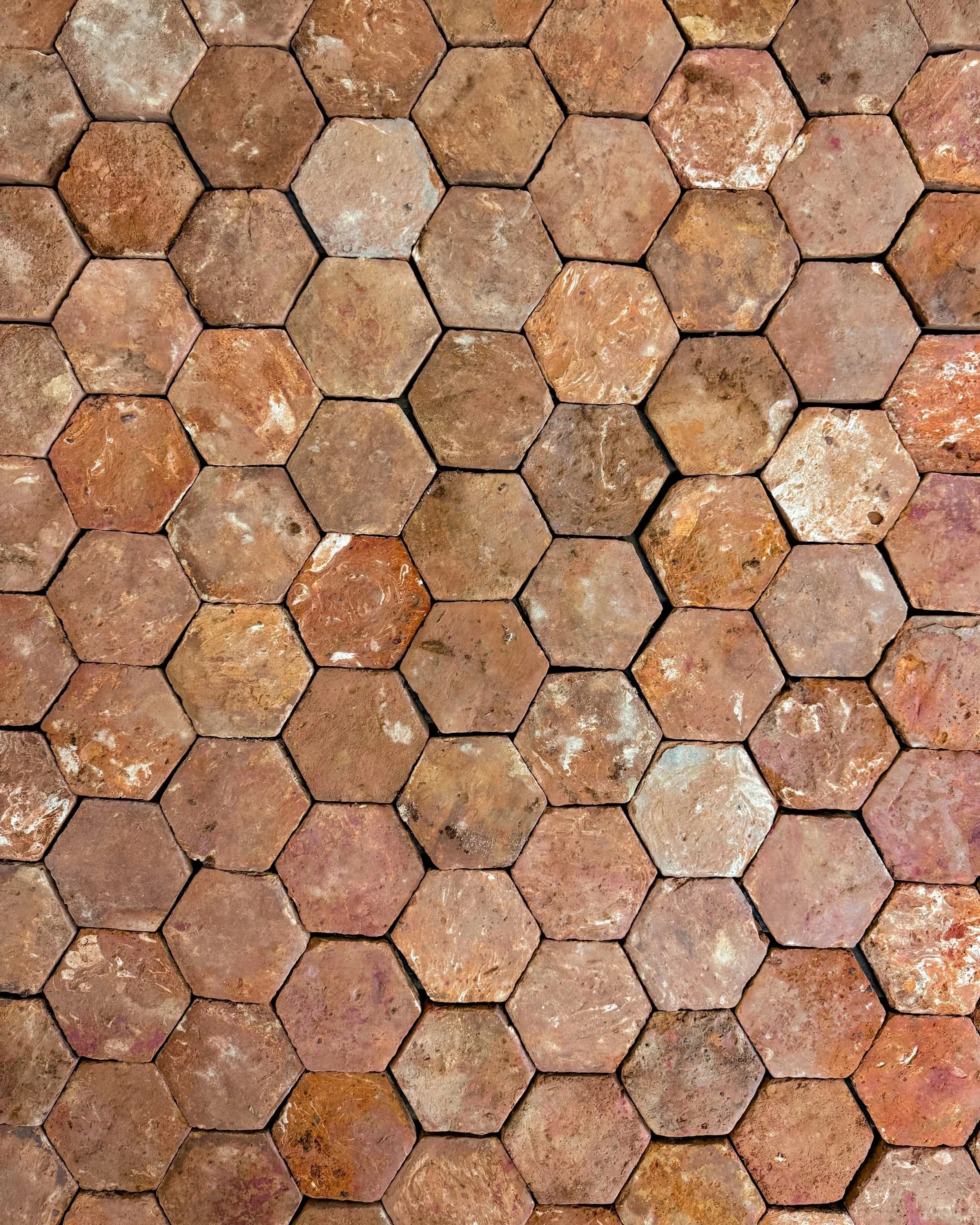 Reclaimed French Terracotta Tiles, 108 SF
