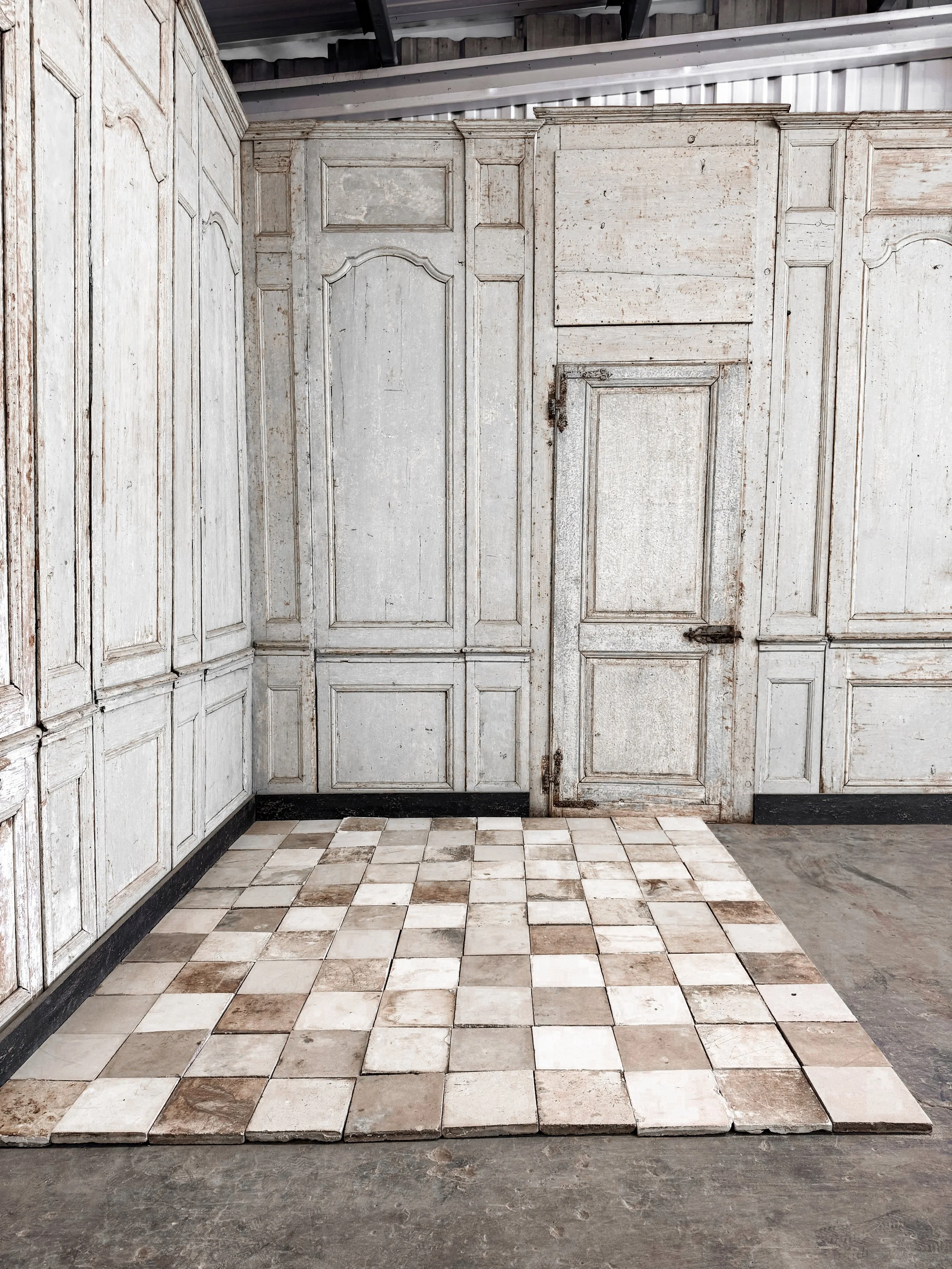 Reclaimed European Encaustic Cement Tiles