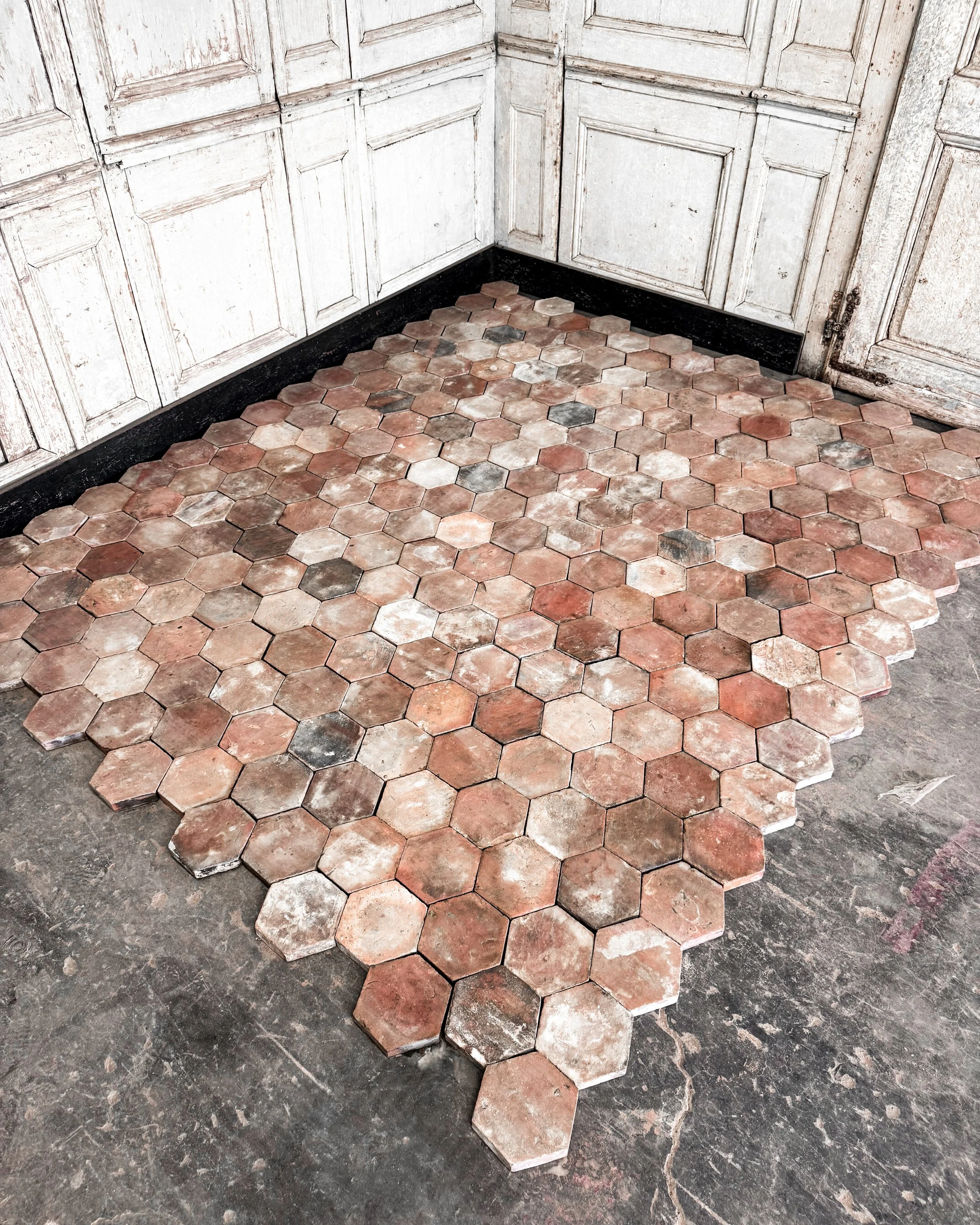 Antique Reclaimed French Terracotta Tiles