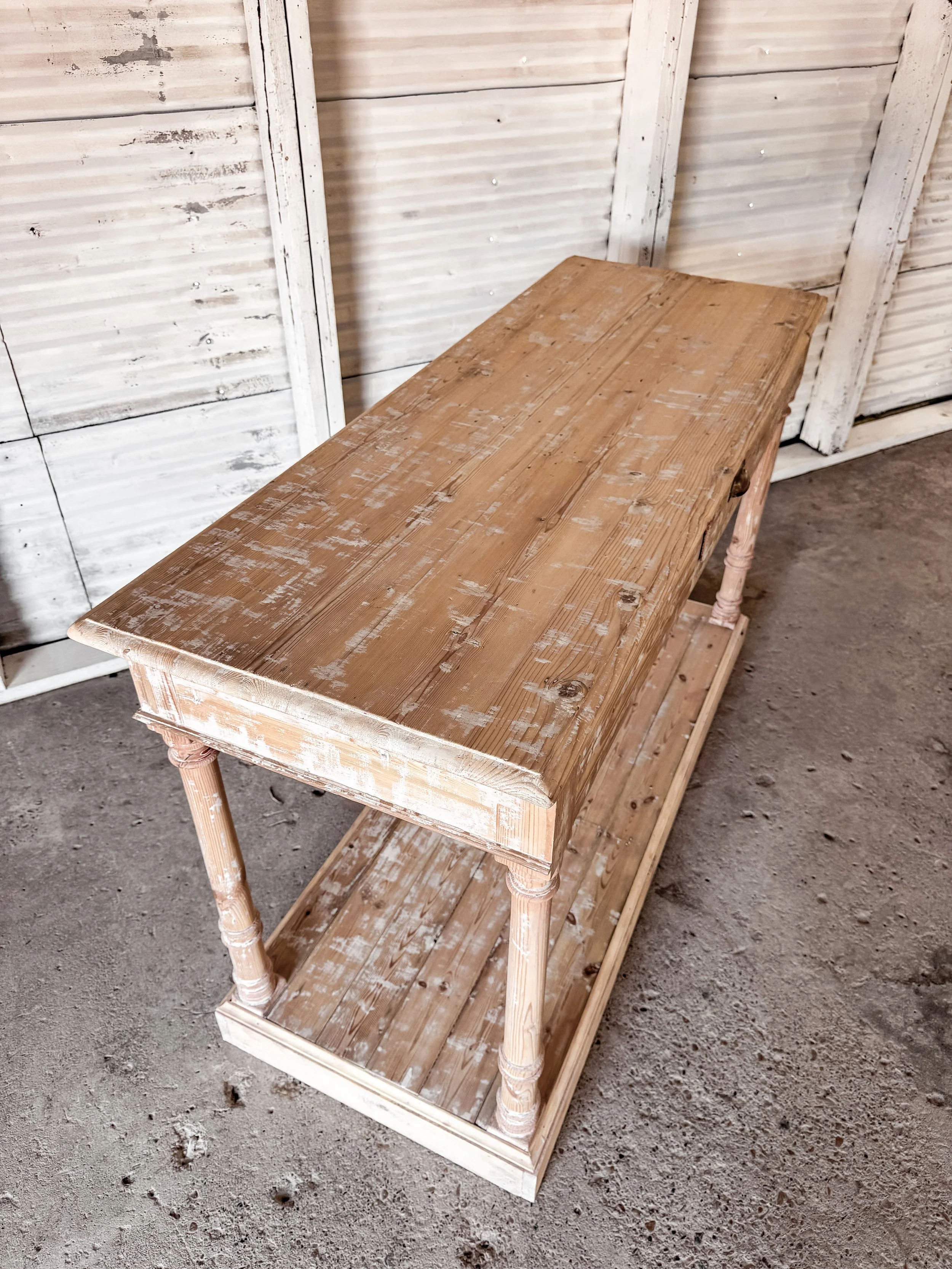 Antique French Drapers Table