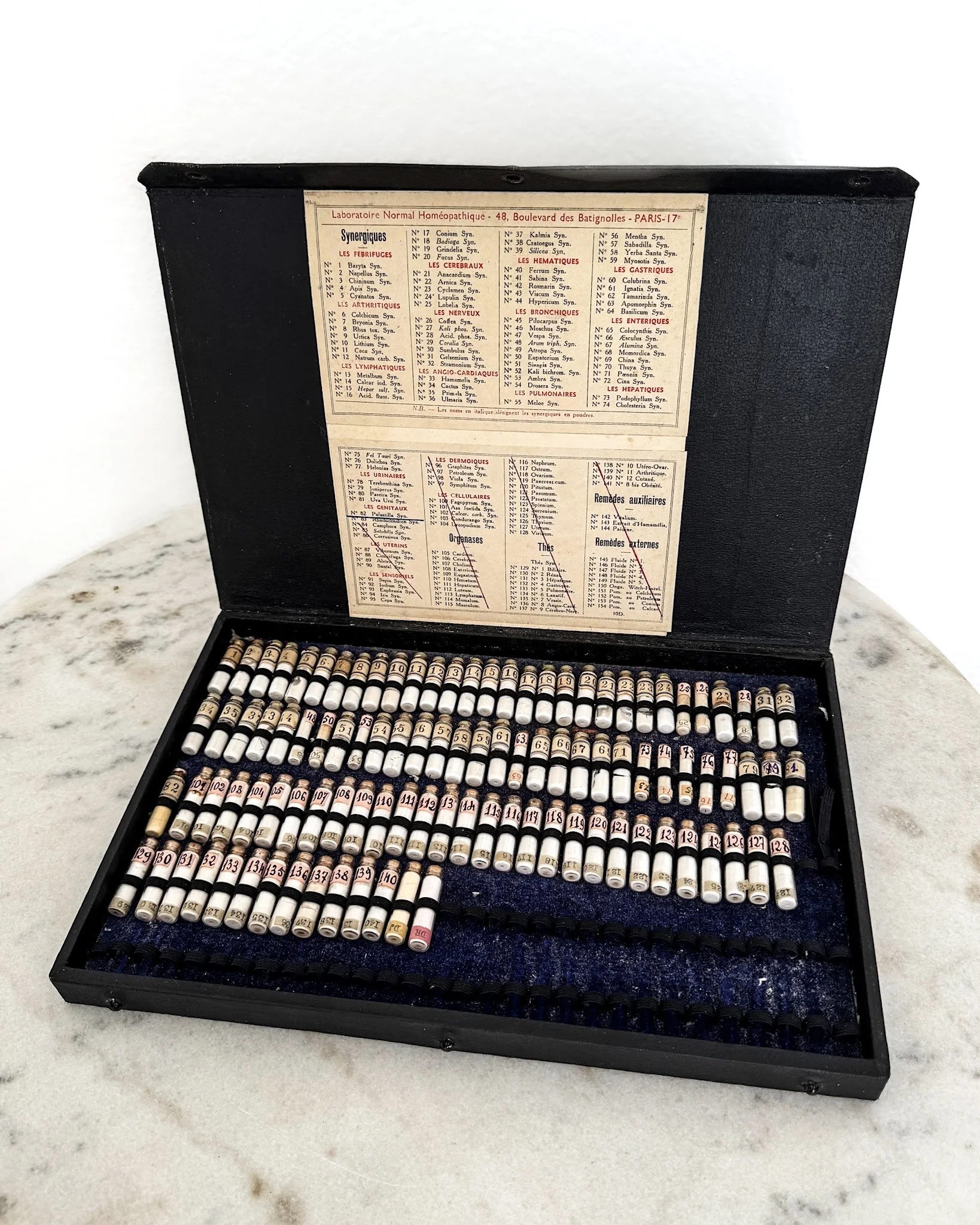 Antique French Homeopathic Set