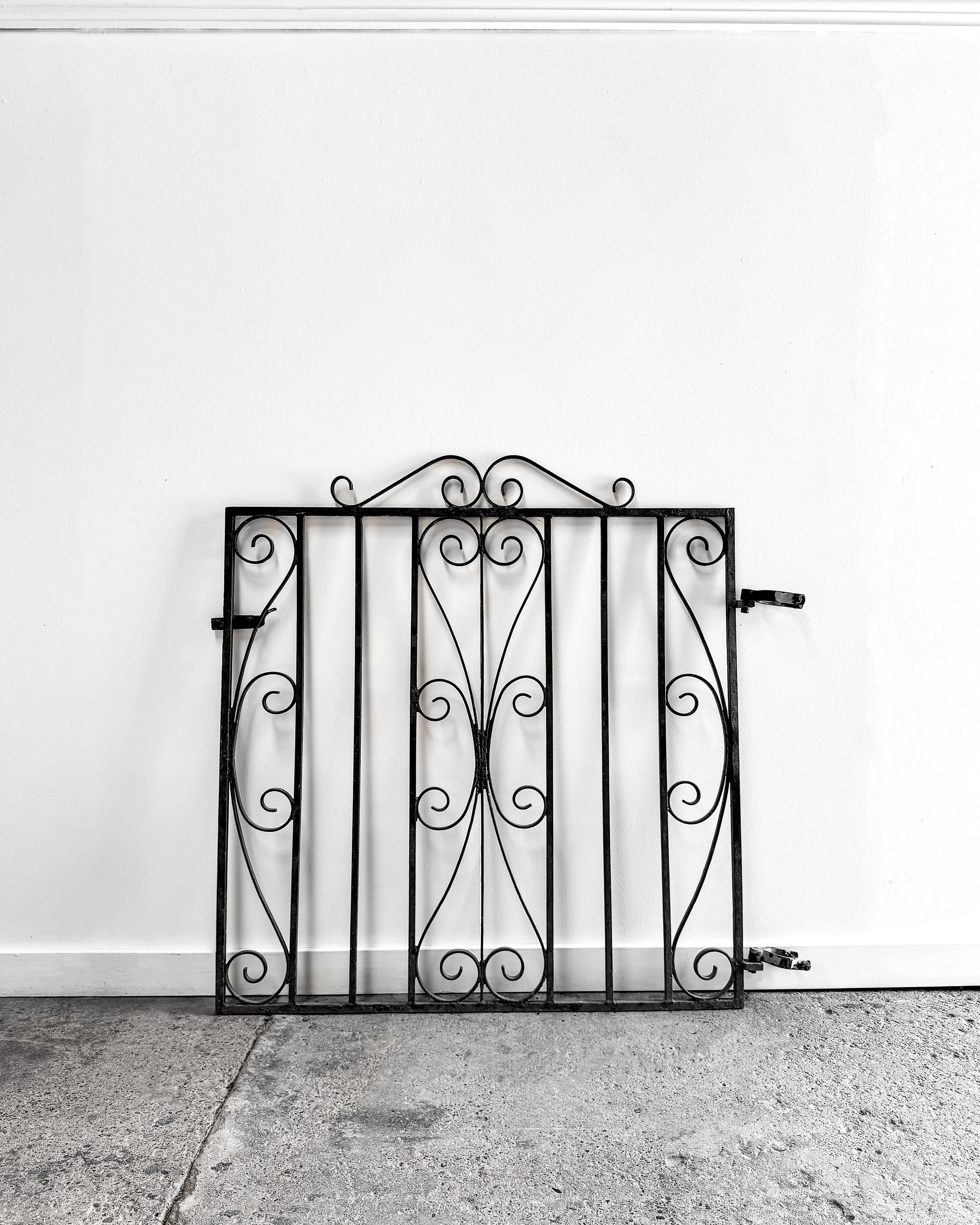 Early 20th Century Wrought Iron English Garden Gate