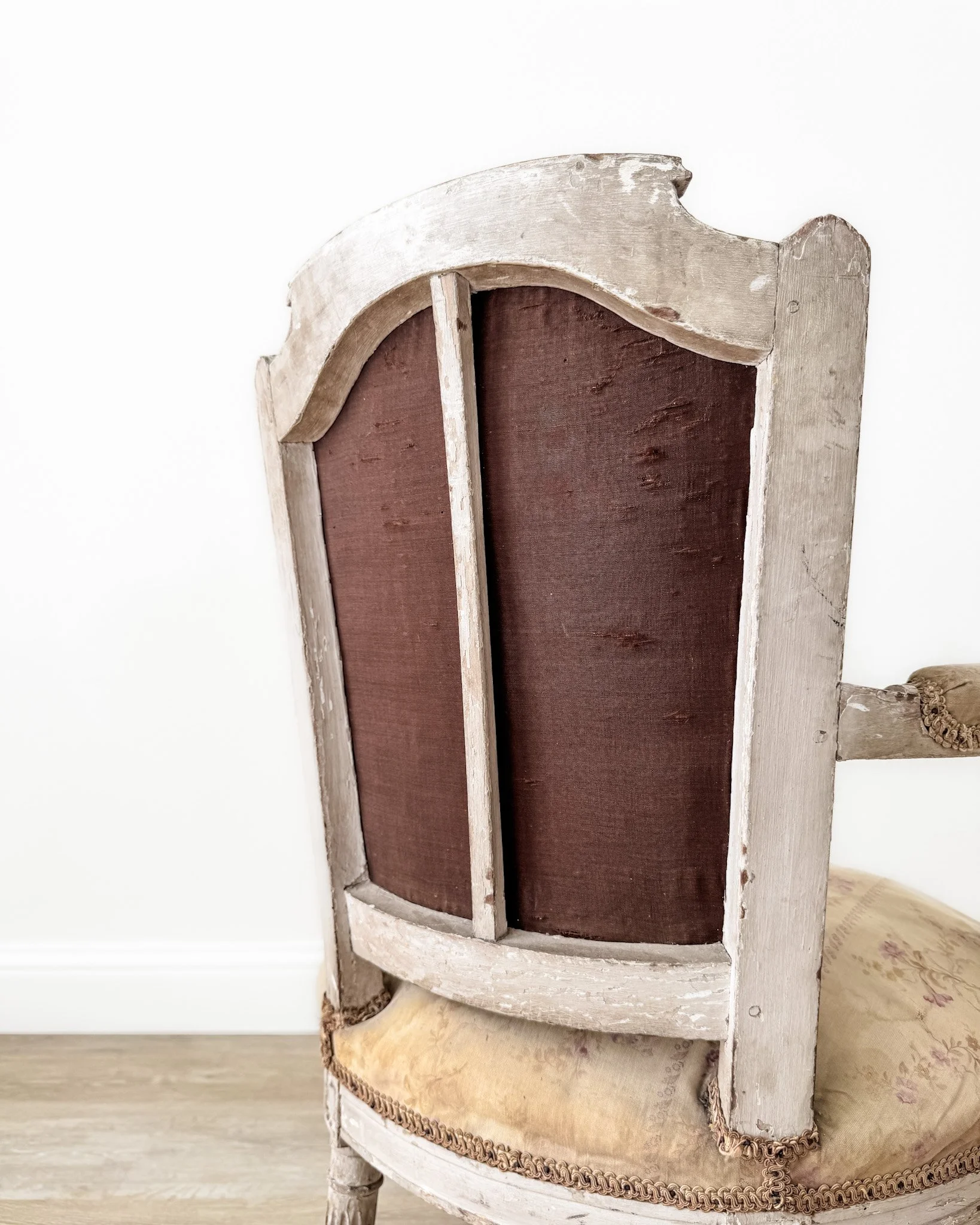 19th-Century French Louis XVI Style Fauteuil Armchairs