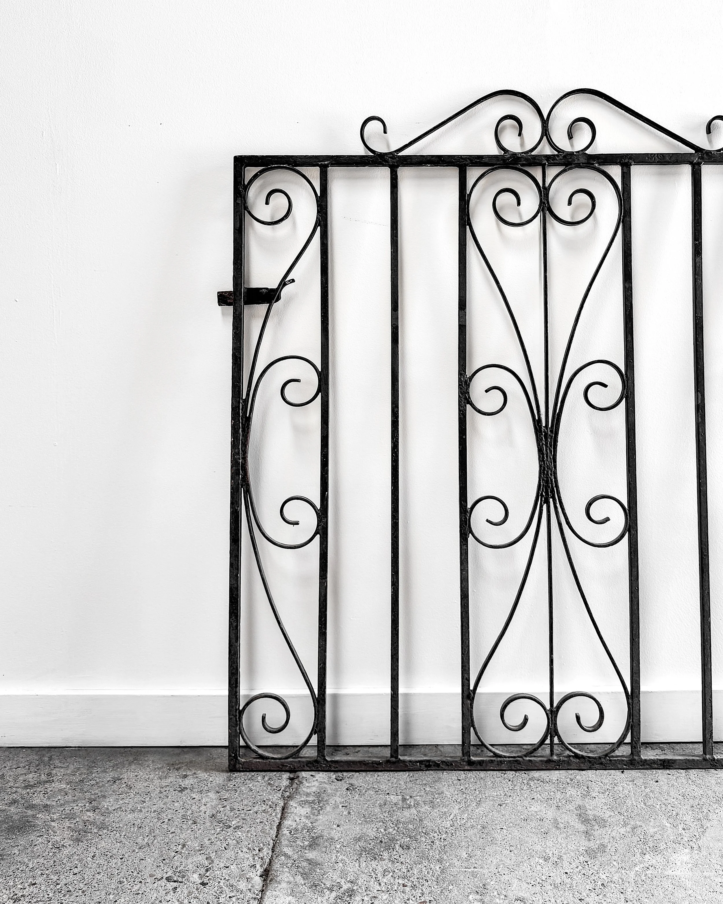 Early 20th Century Wrought Iron English Garden Gate
