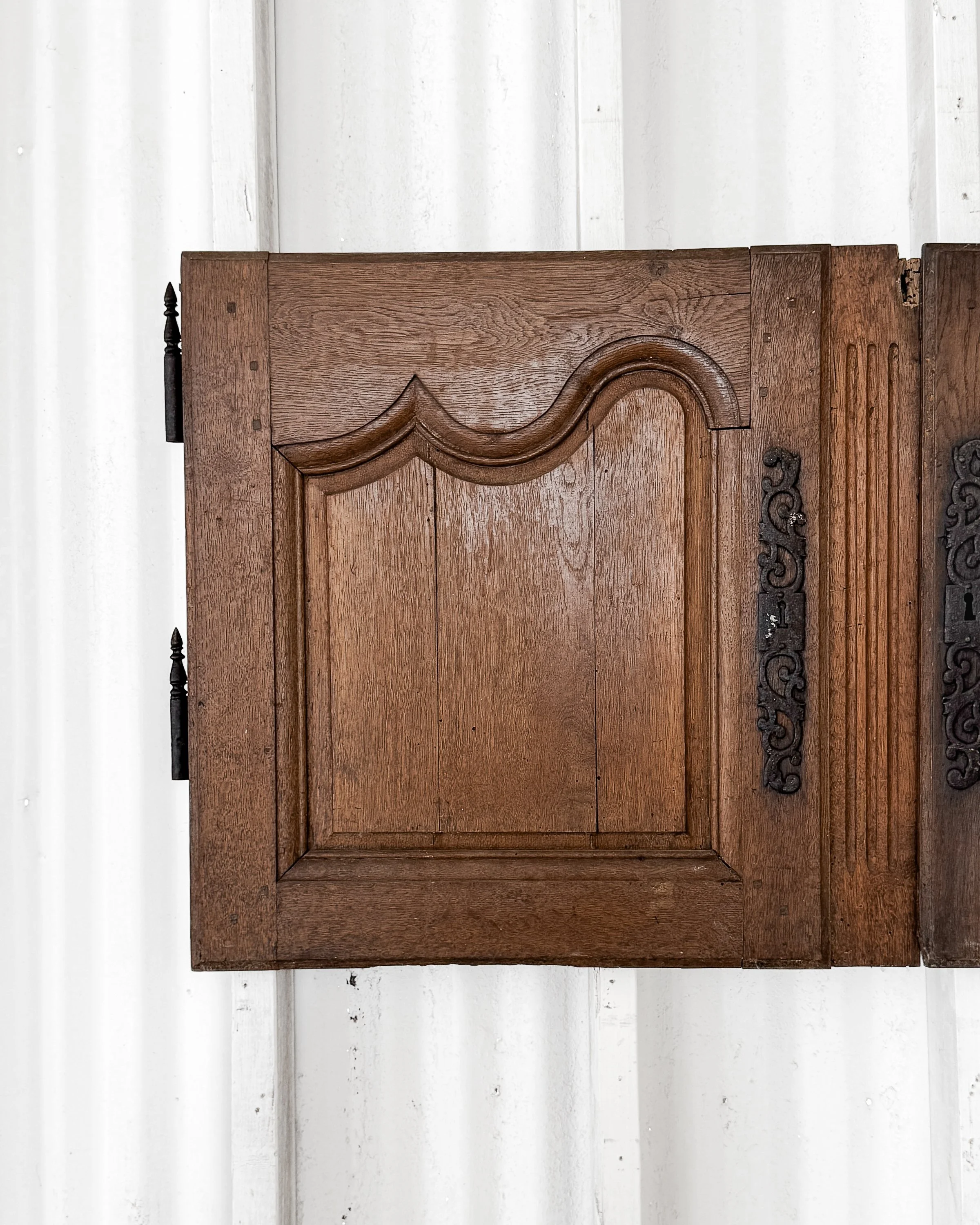 (Pair) Cupboard Doors, Provincial, 45.75" x 25.25