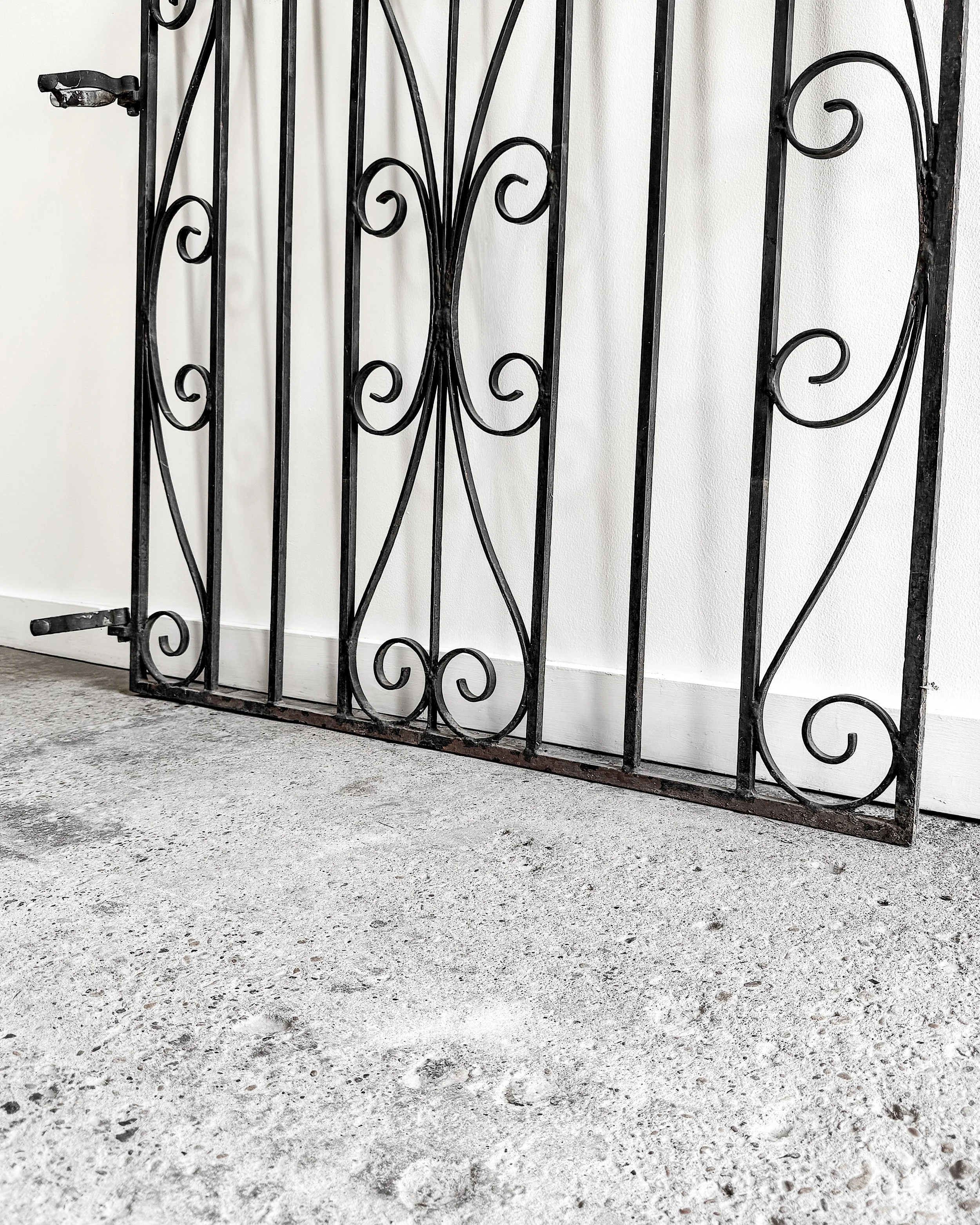 Early 20th Century Wrought Iron English Garden Gate